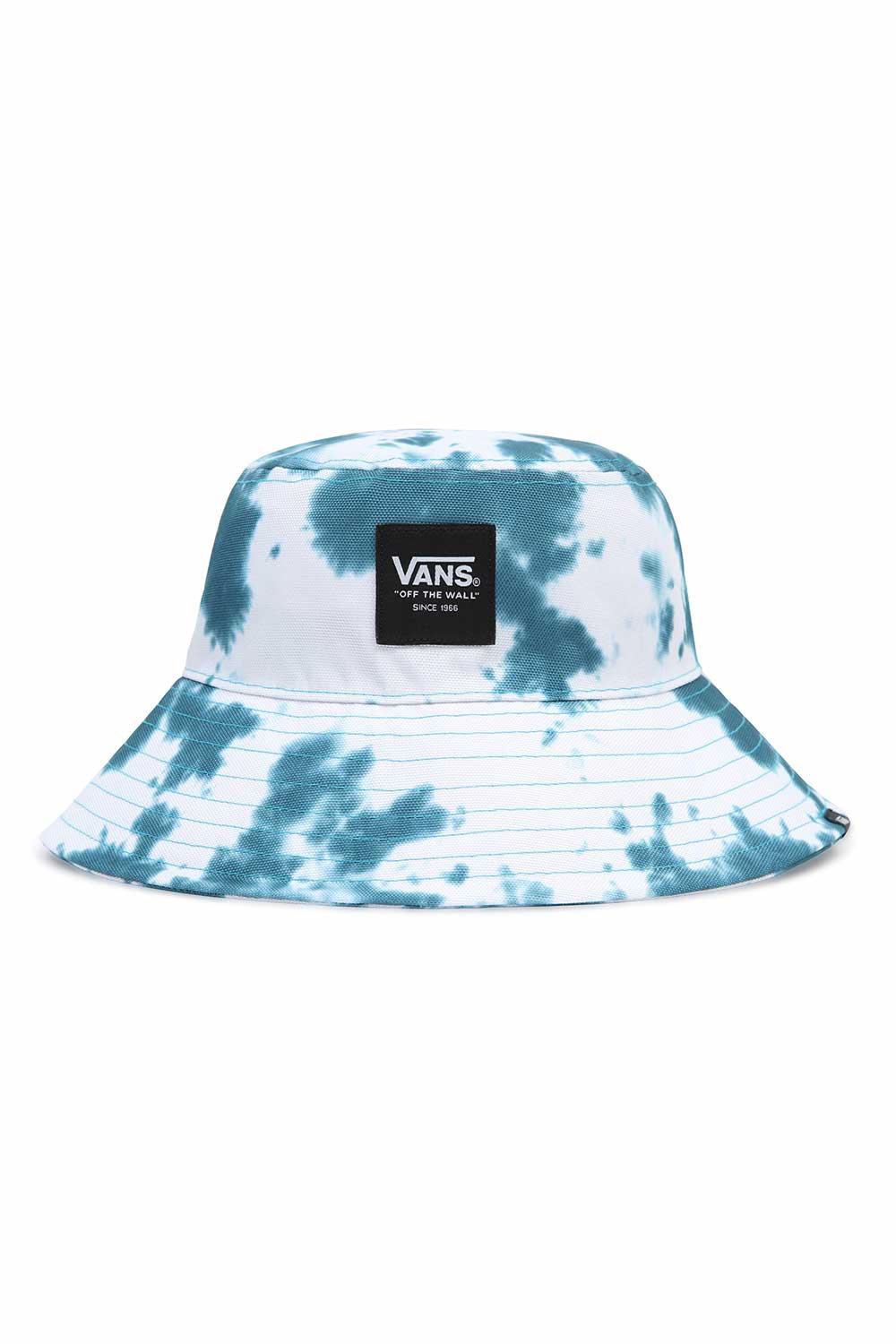 Vans-Step Up Bucket Hat Deep Teal/Marshmallow-Bucket Hat-2-Milagron.com