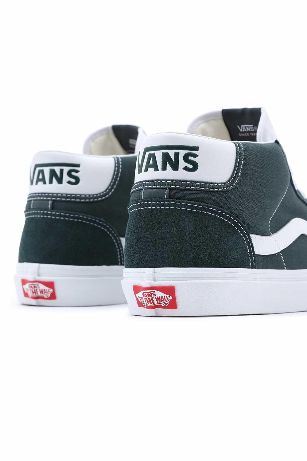 Vans-UA Mid Skool 37 Darkest Spruce/White-Sneakers-8-Milagron.com
