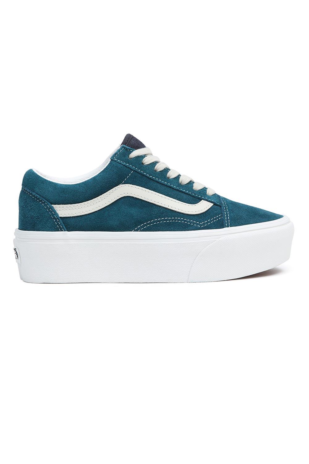 Vans-UA Old Skool Stackform Deep Teal-Sneakers-1-Milagron.com