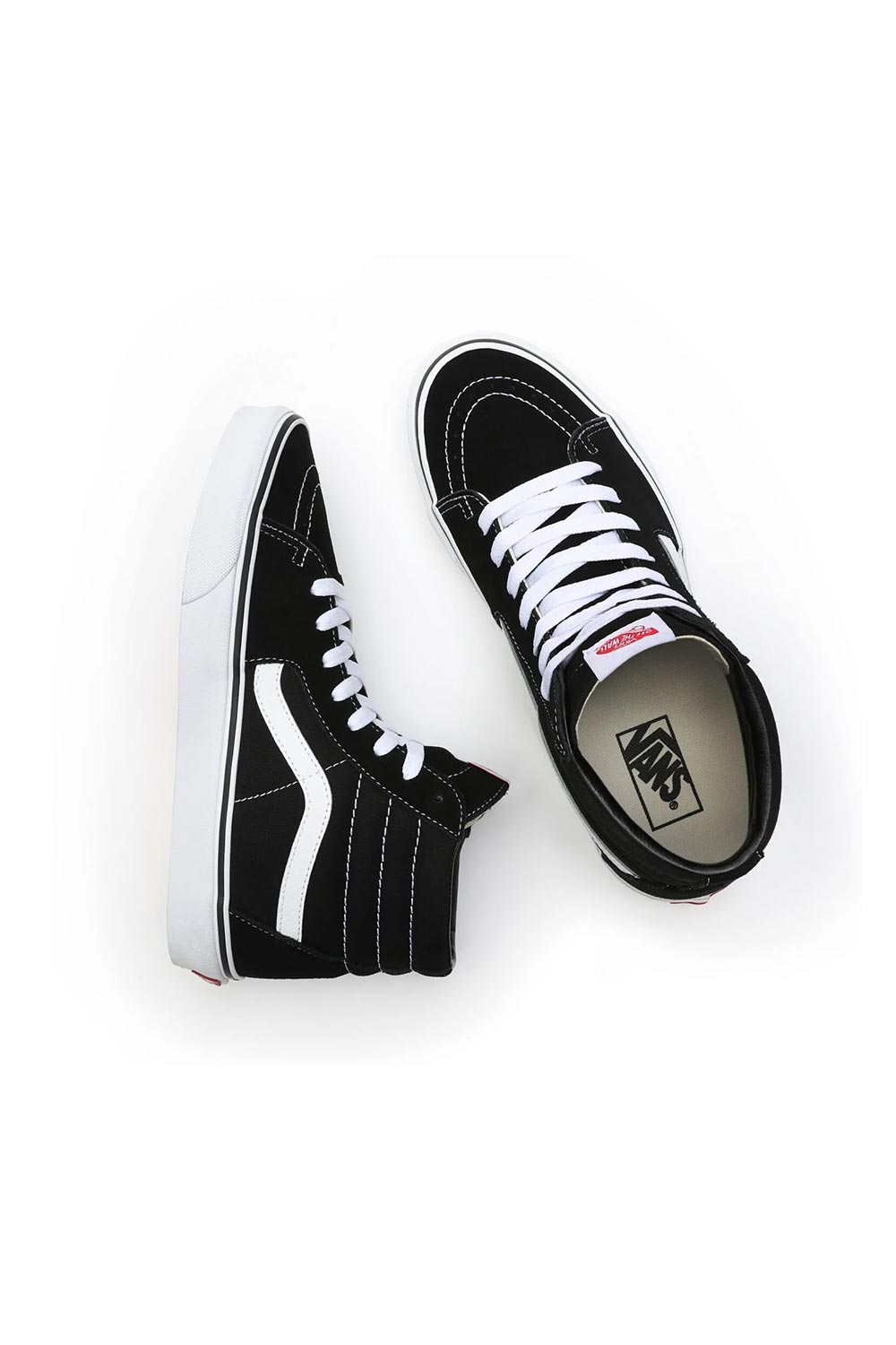 Vans-UA SK8-Hi Black/Black/White-Sneakers-6-Milagron.com