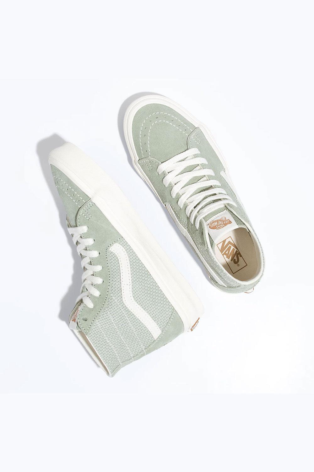 Vans-UA SK8-Hi Tapered Green Marshmallow-Sneakers-2-Milagron.com