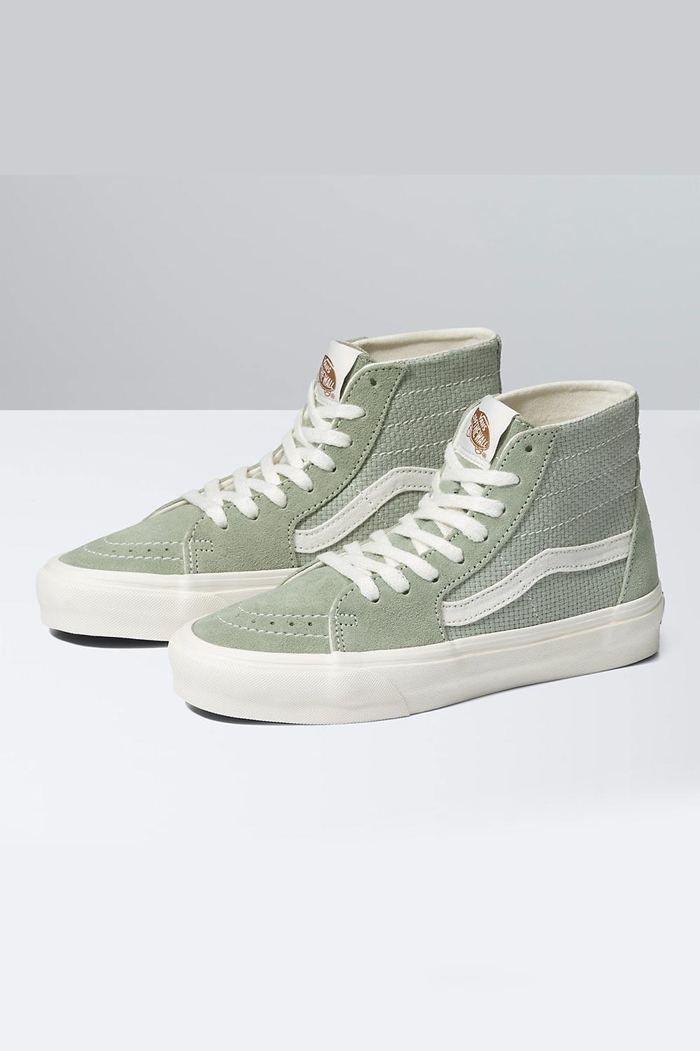 Vans-UA SK8-Hi Tapered Green Marshmallow-Sneakers-5-Milagron.com