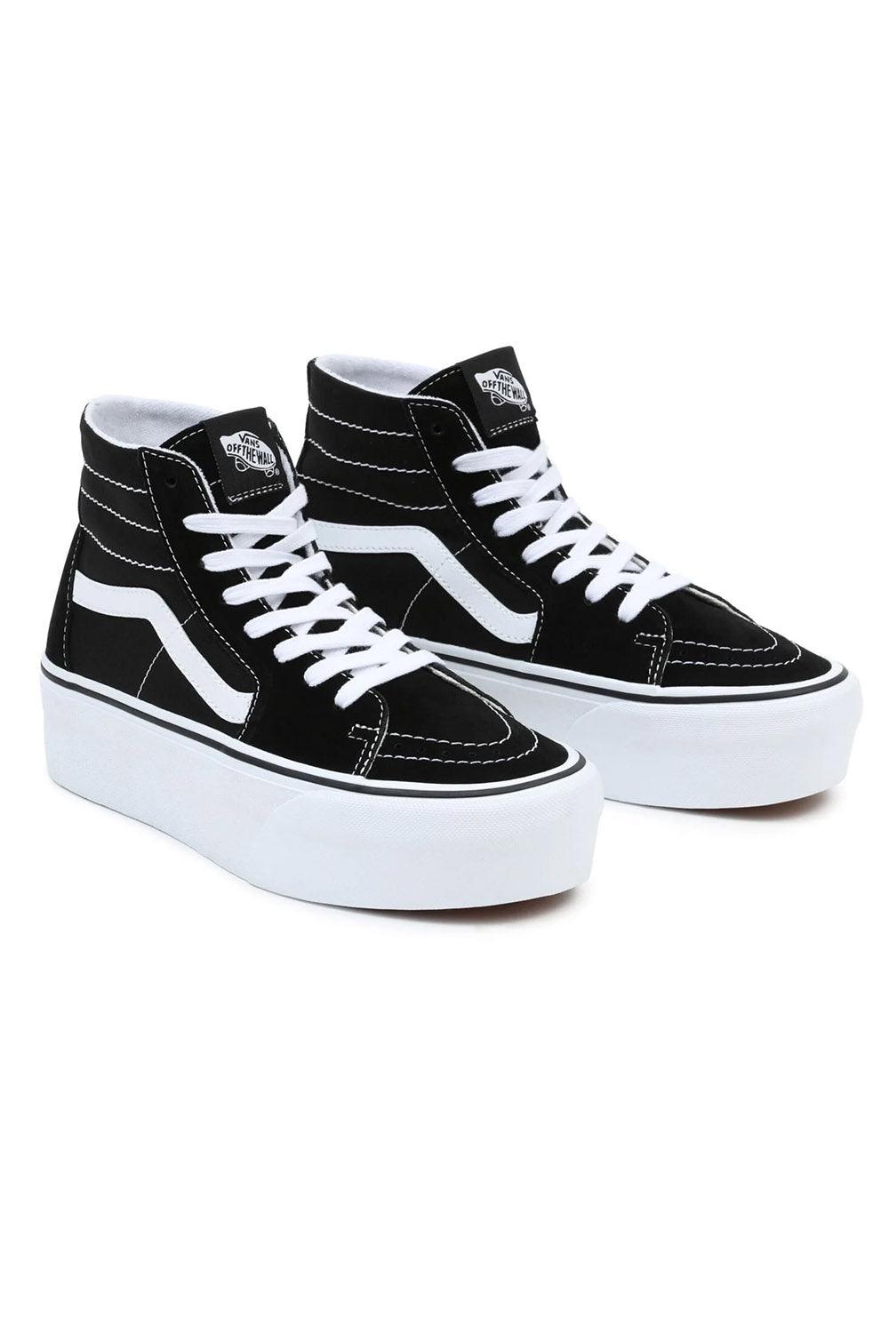 Vans-UA SK8-Hi Tapered Stackform BLACK/TRUE WHITE-Sneakers-3-Milagron.com