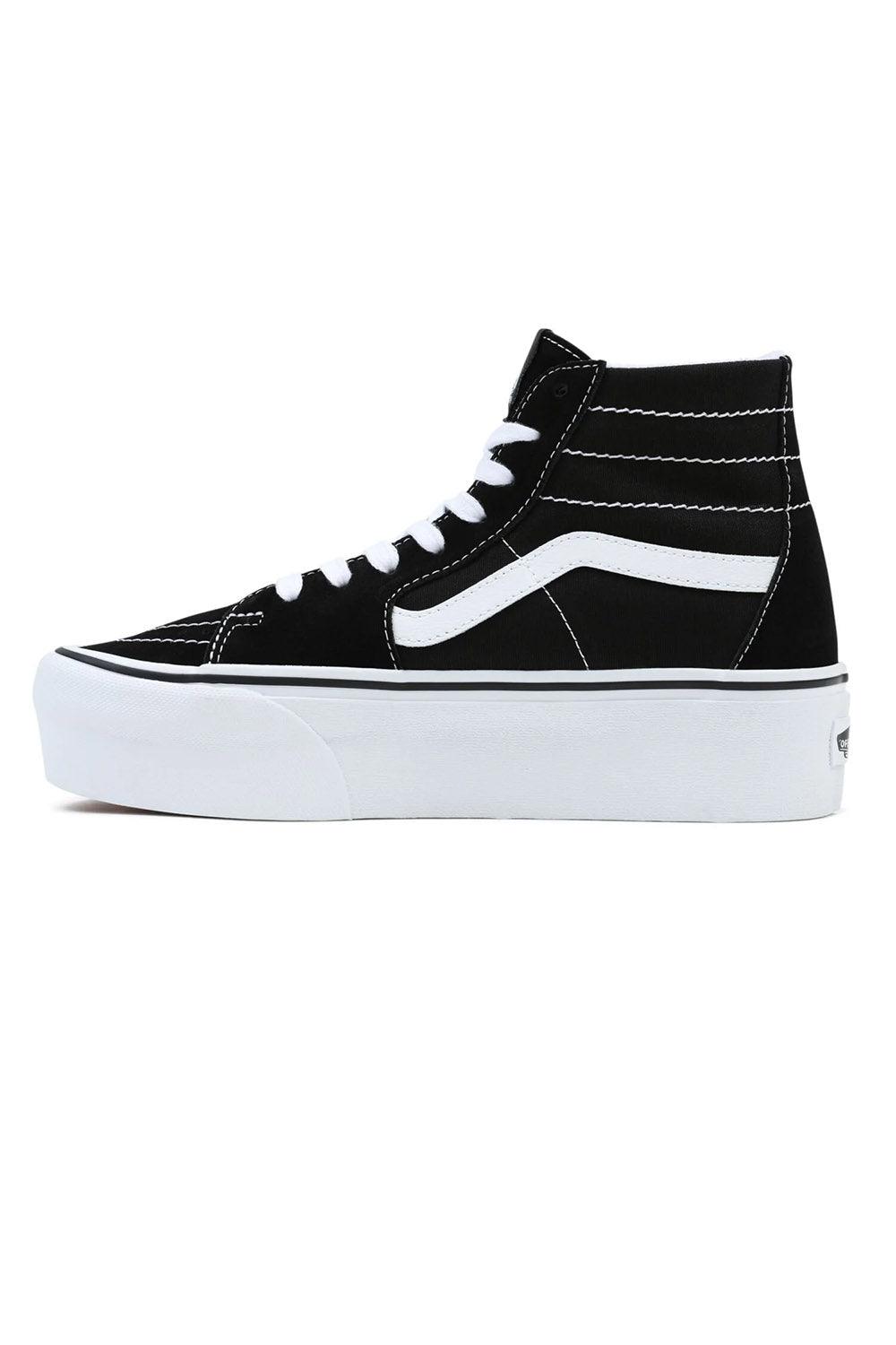 Vans-UA SK8-Hi Tapered Stackform BLACK/TRUE WHITE-Sneakers-7-Milagron.com