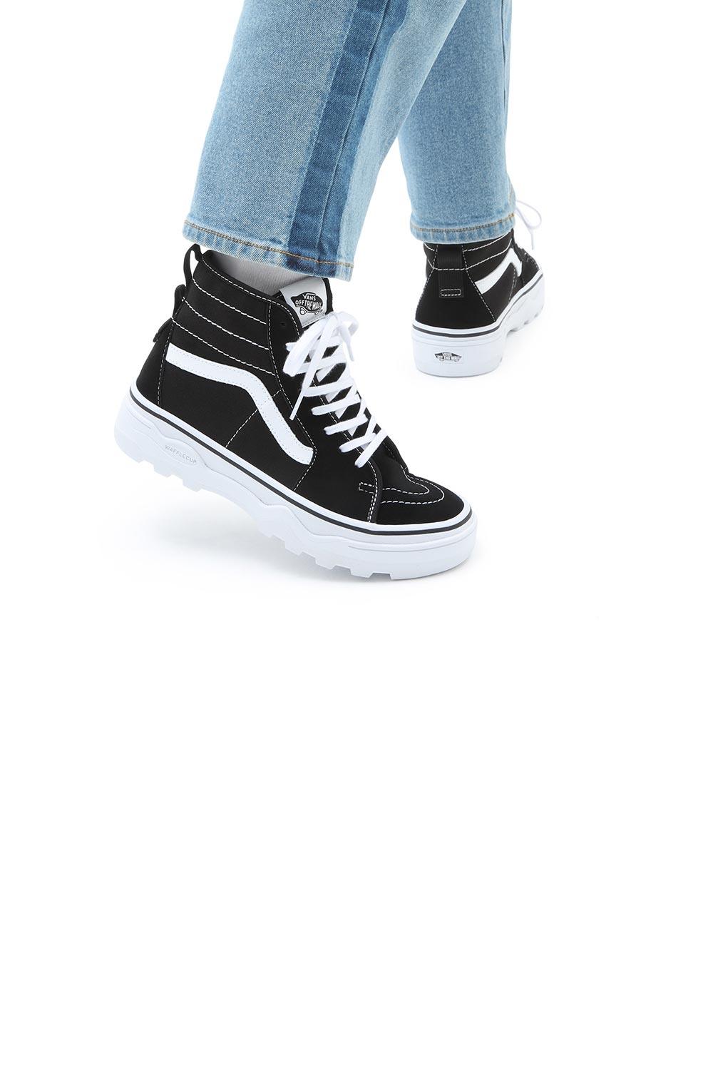 Vans-UA Sentry SK8-Hi Black/White-Sneakers-3-Milagron.com