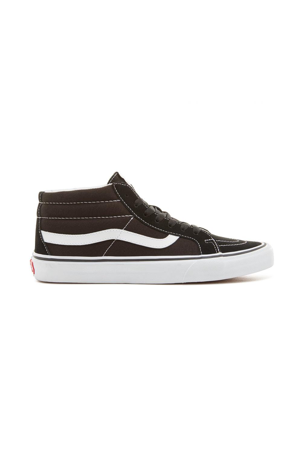 Vans-UA Sk8-Mid Reissue Black/True White-Sneakers-1-Milagron.com