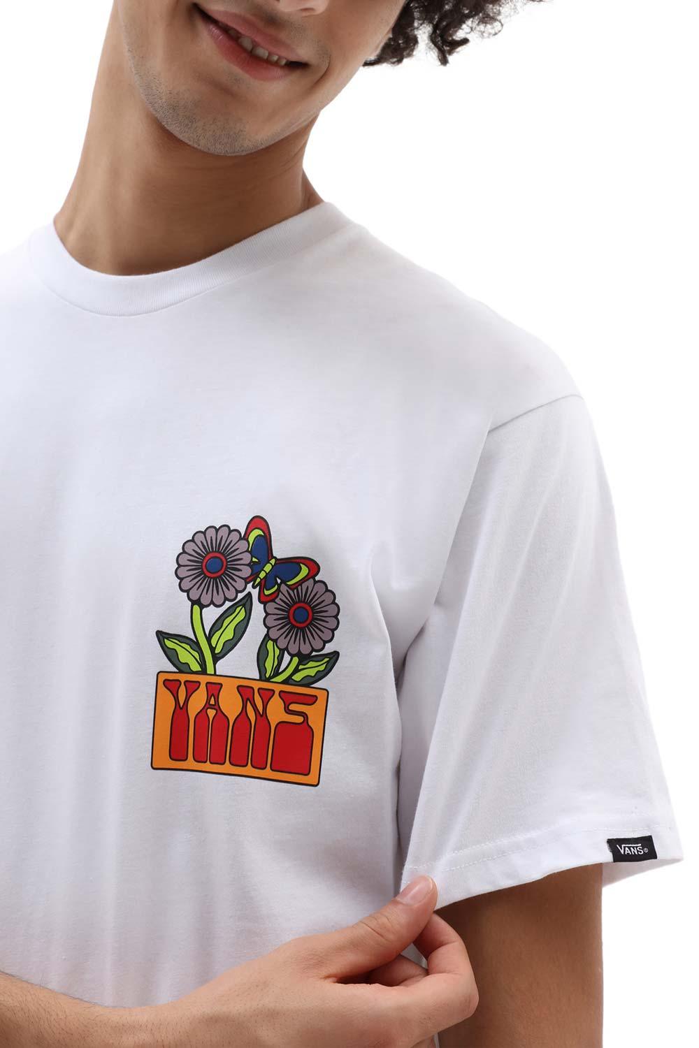 Vans-Vibin SS Tee White-T-Shirts-4-Milagron.com