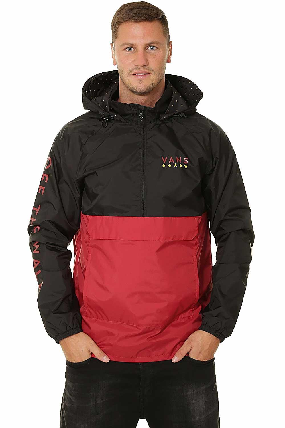 Vans-Victory Anorak – Chili Pepper/Black-Mont-1-Milagron.com
