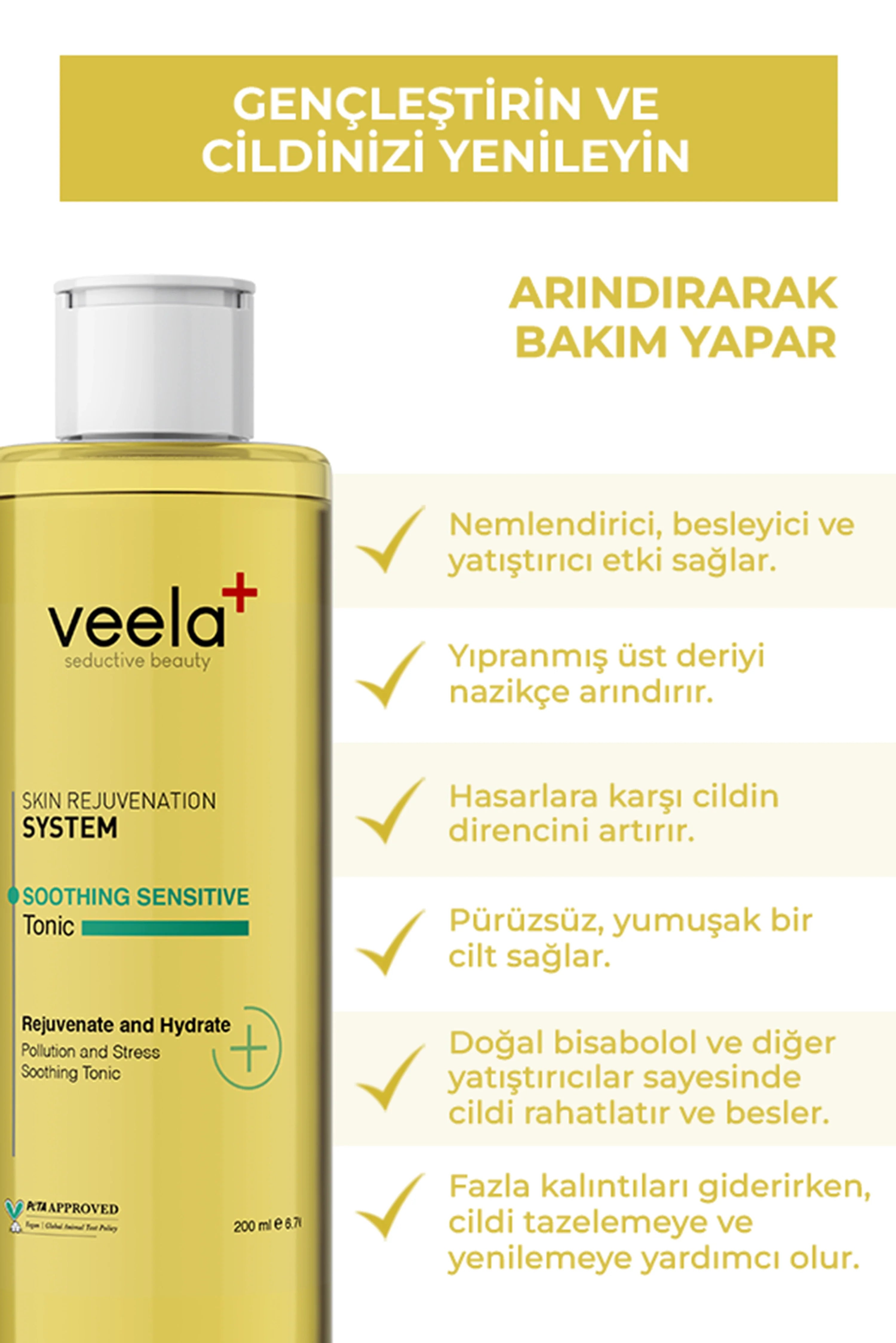 Cilt Yenileyici Soothing Sensitive Tonic