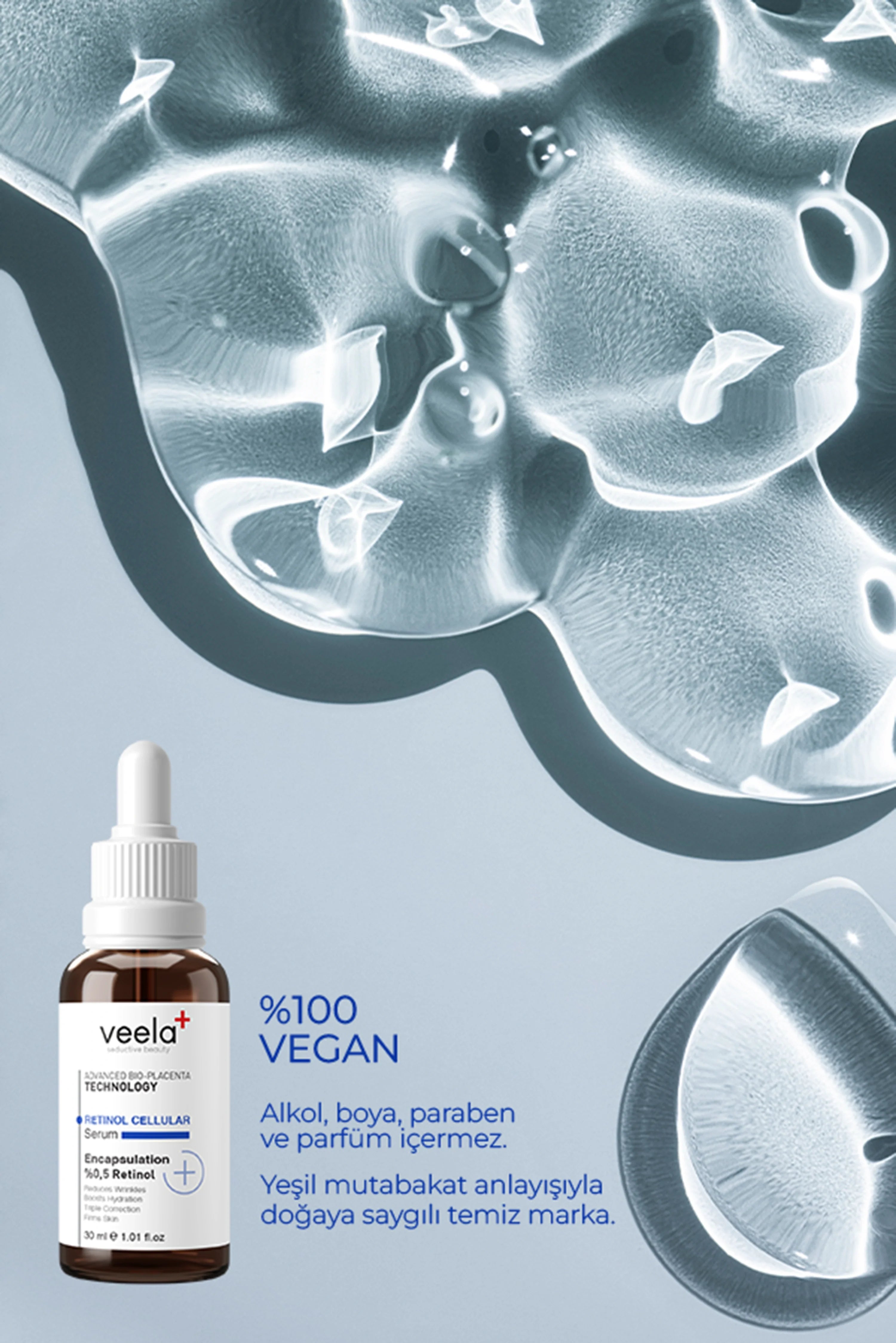 Yaşlanma Karşıtı Ve Kırışıklık Giderici, Onarıcı Retinol Cellular Serum