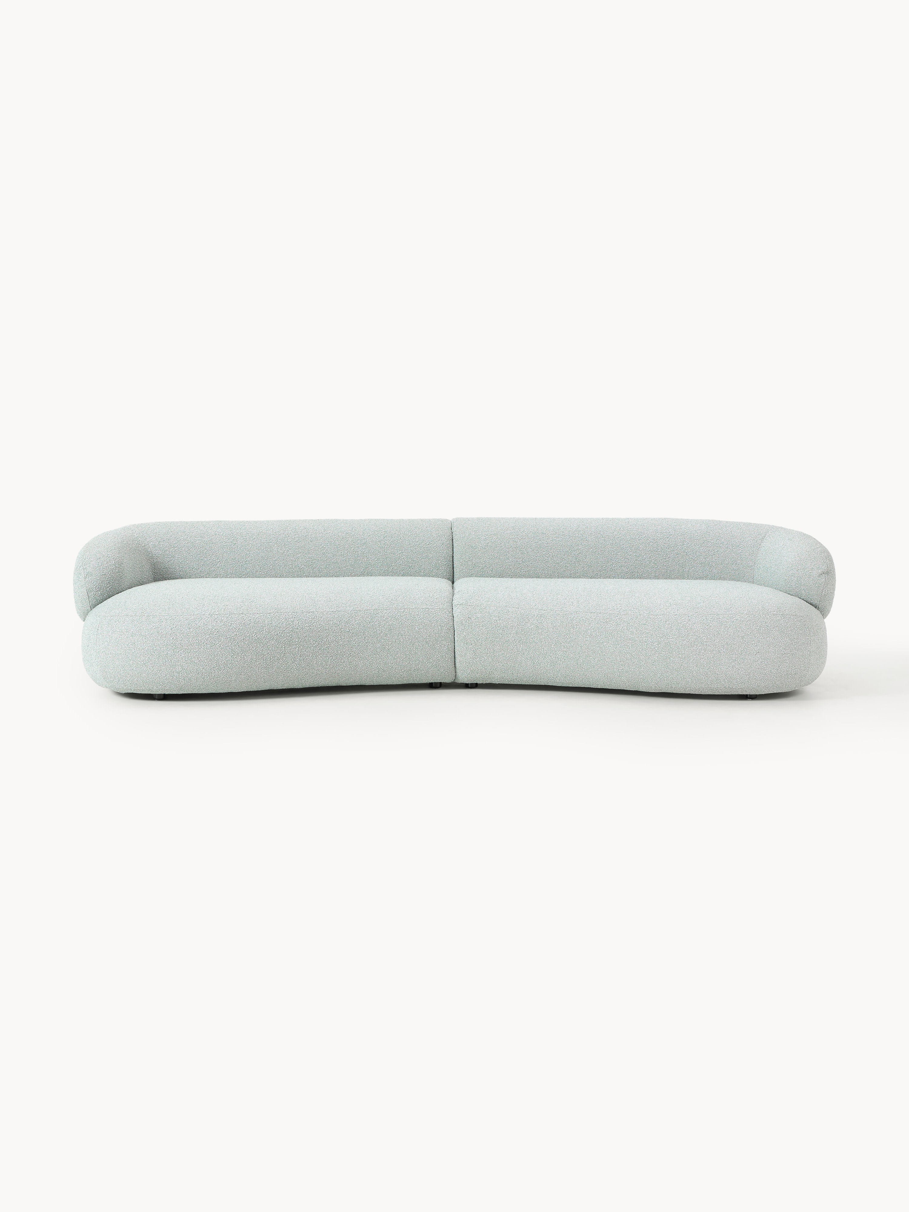 Velotti 4 Kişilik Bouclé Kanepe Alba