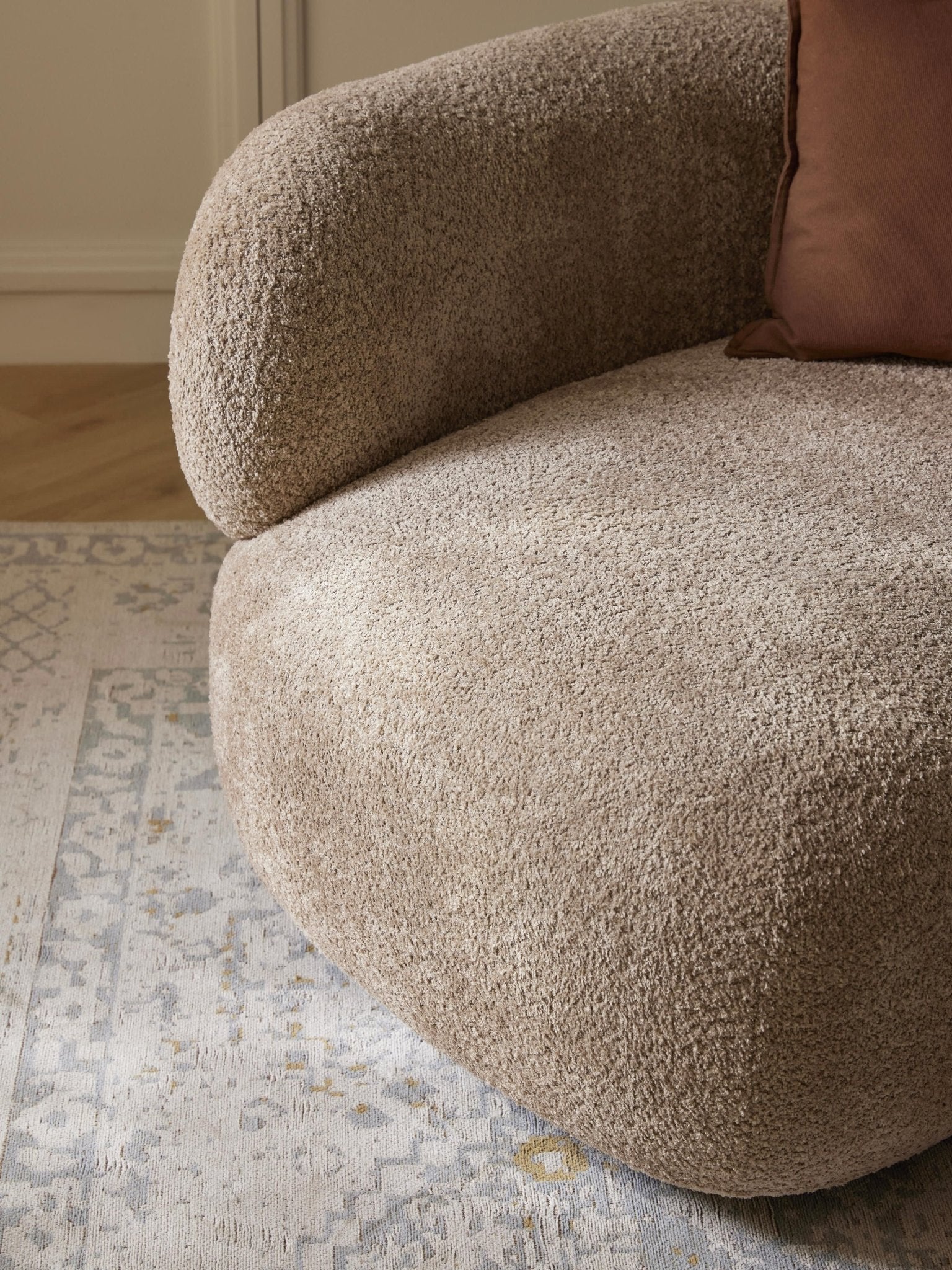 Alba Teddy Bouclé Lounge Koltuk