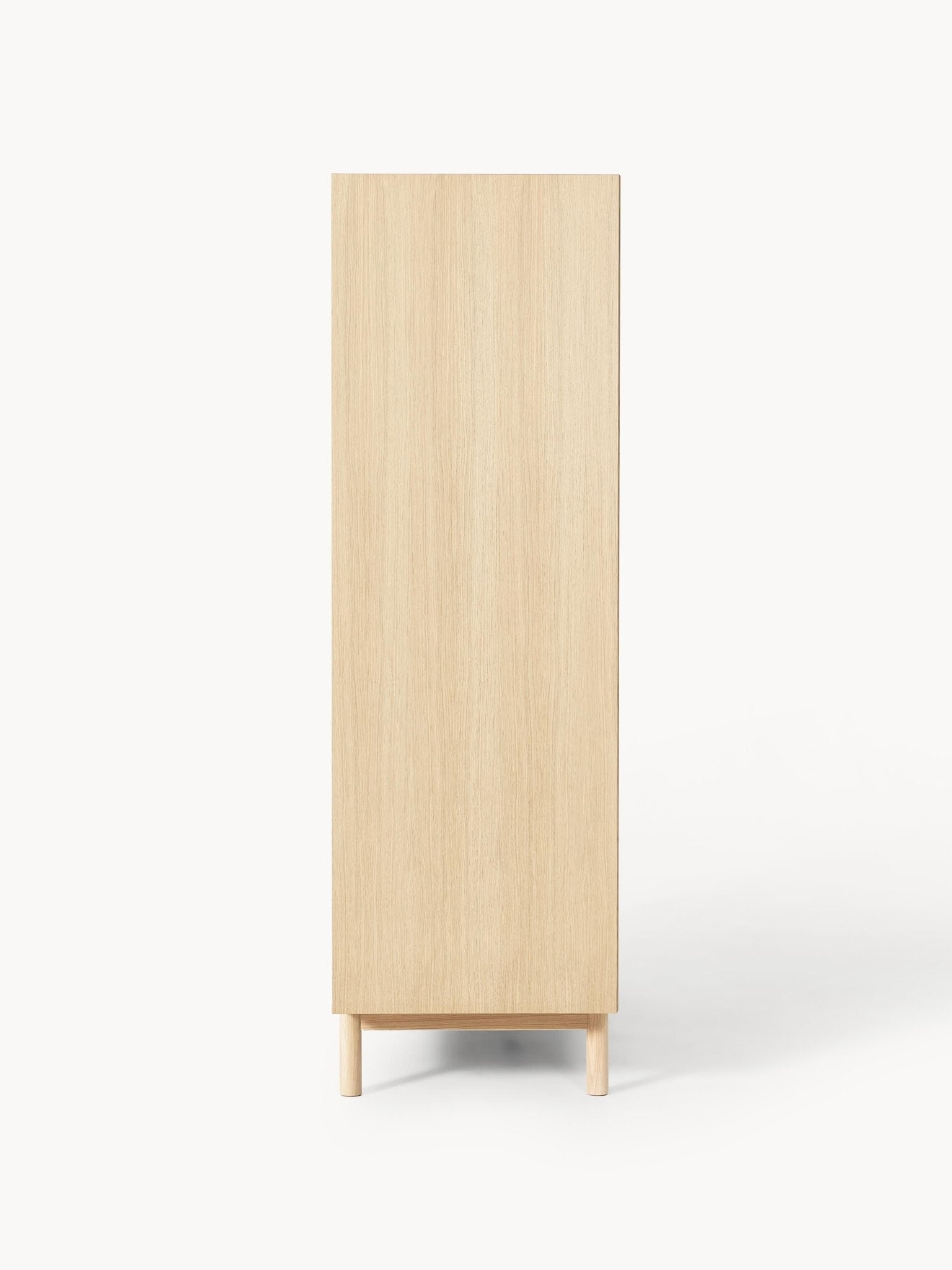 Cassy 3 Kapılı Modern Retro Ahşap Gardırop