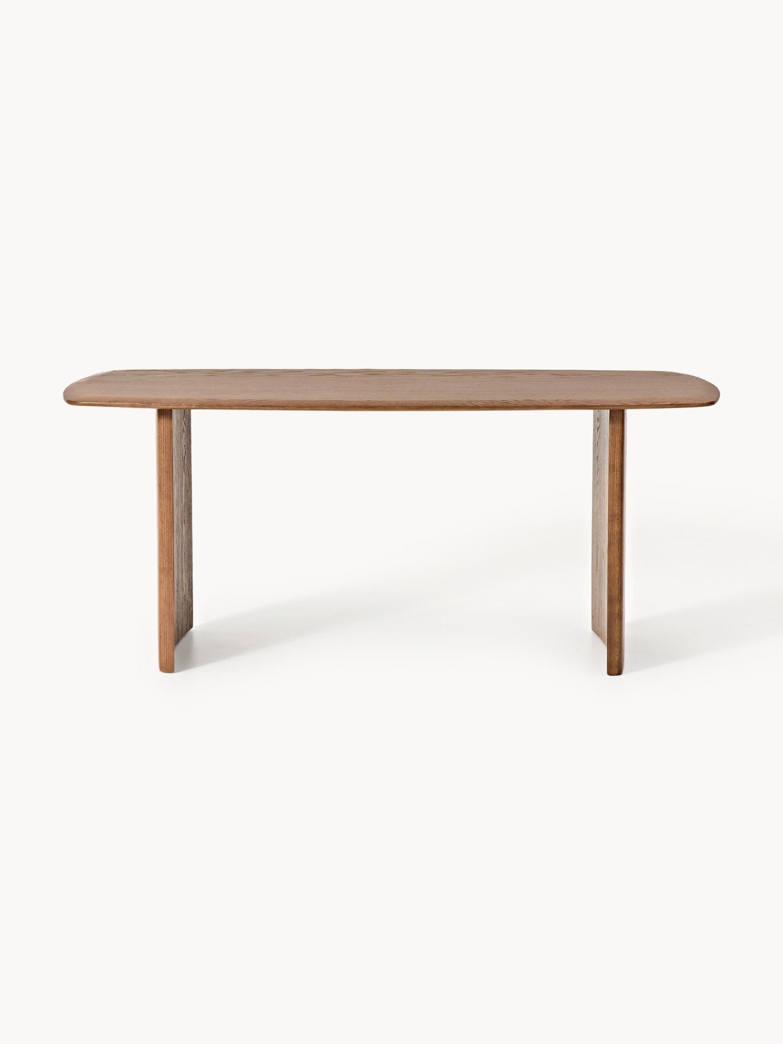 Chandler Masif Meşe Yemek Masası 180X90Cm Modern Tasarım Doğal Doku