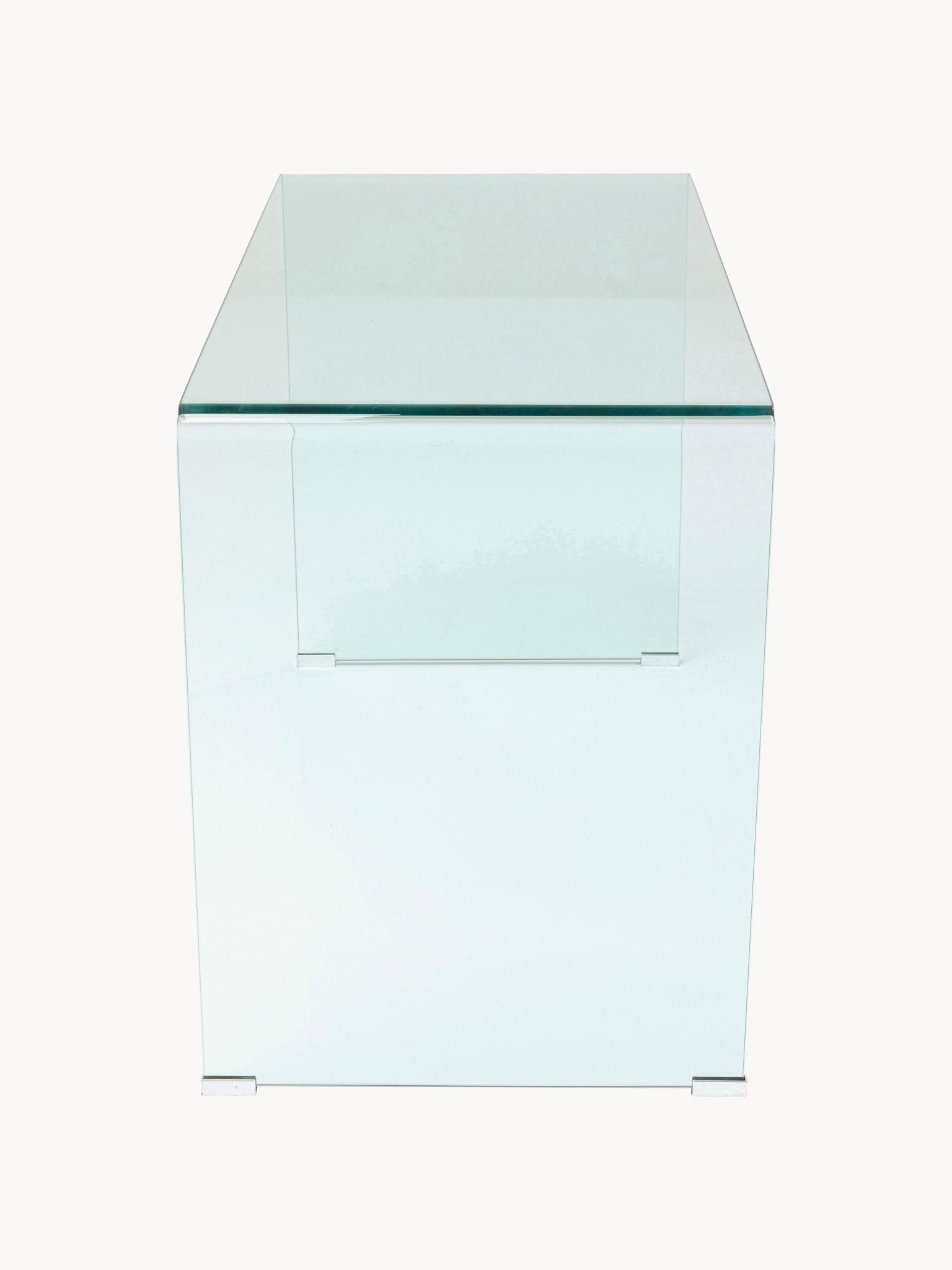 Club Cam Çalışma Masası Modern Minimalist 125Cm Şeffaf Tasarım