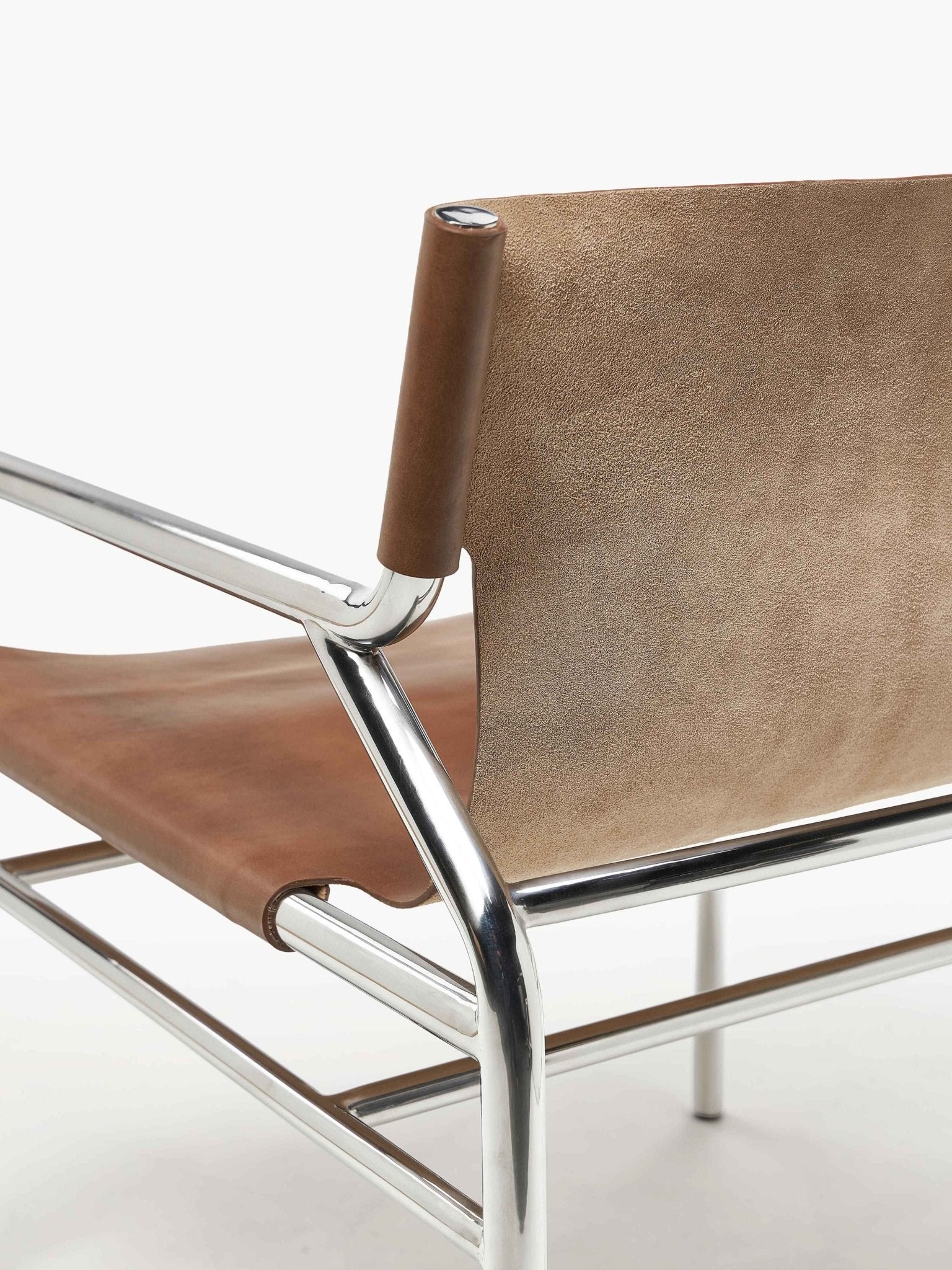 Dion Lounge Koltuk %100 Deri Cilalı Metal Çerçeve