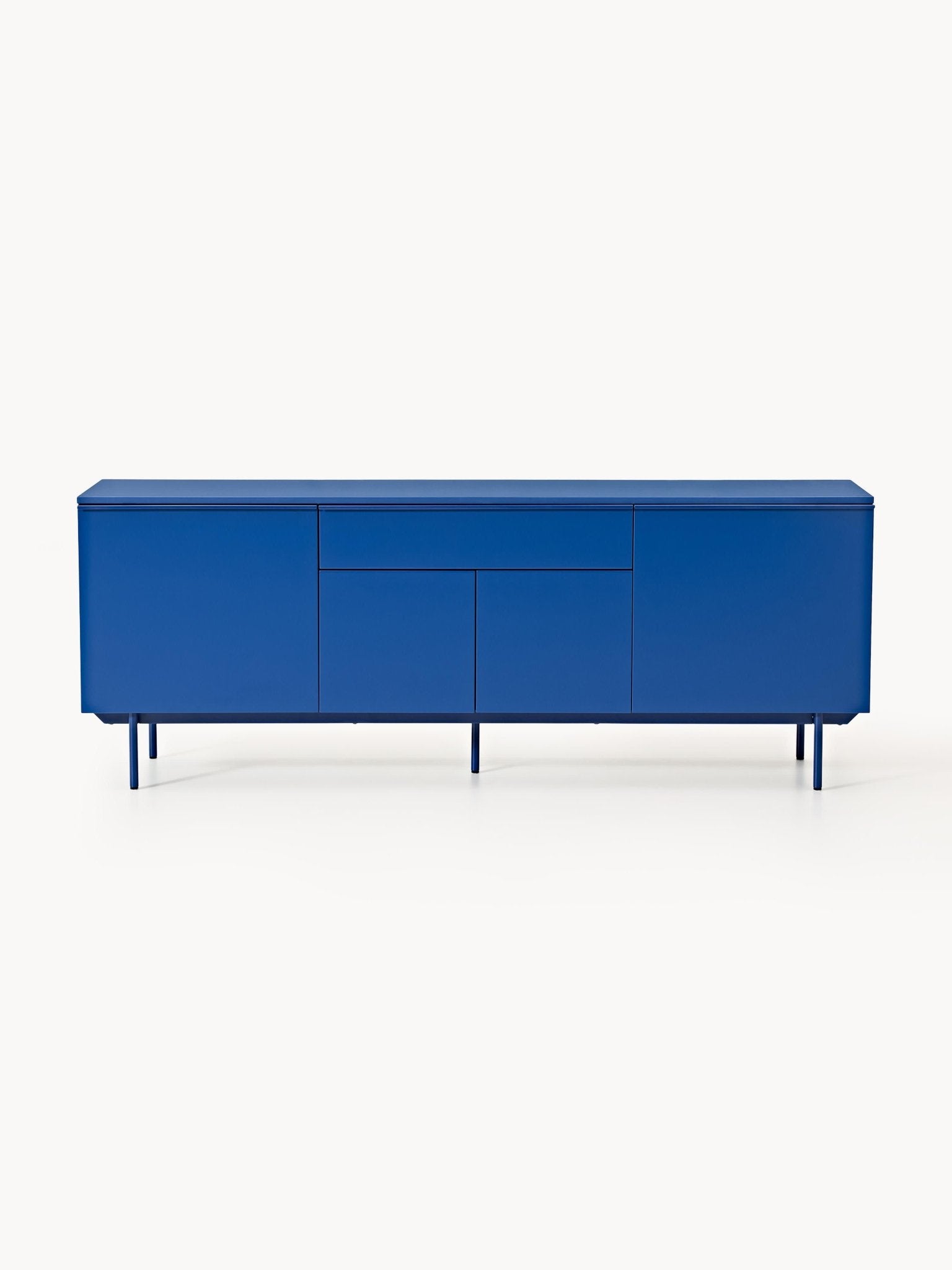 Elona Modern Dressoir Mat Kraliyet Mavisi