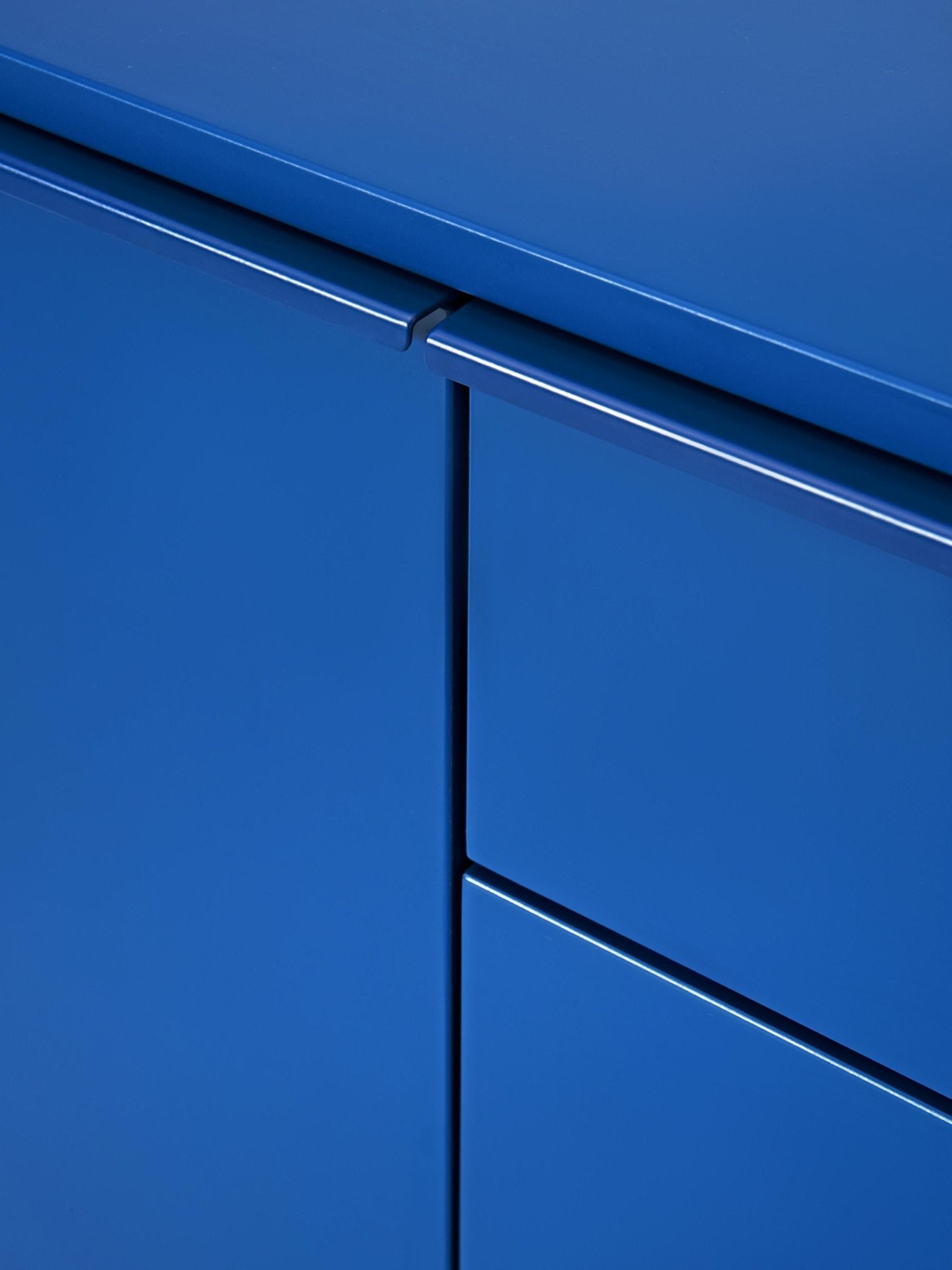 Elona Modern Dressoir Mat Kraliyet Mavisi