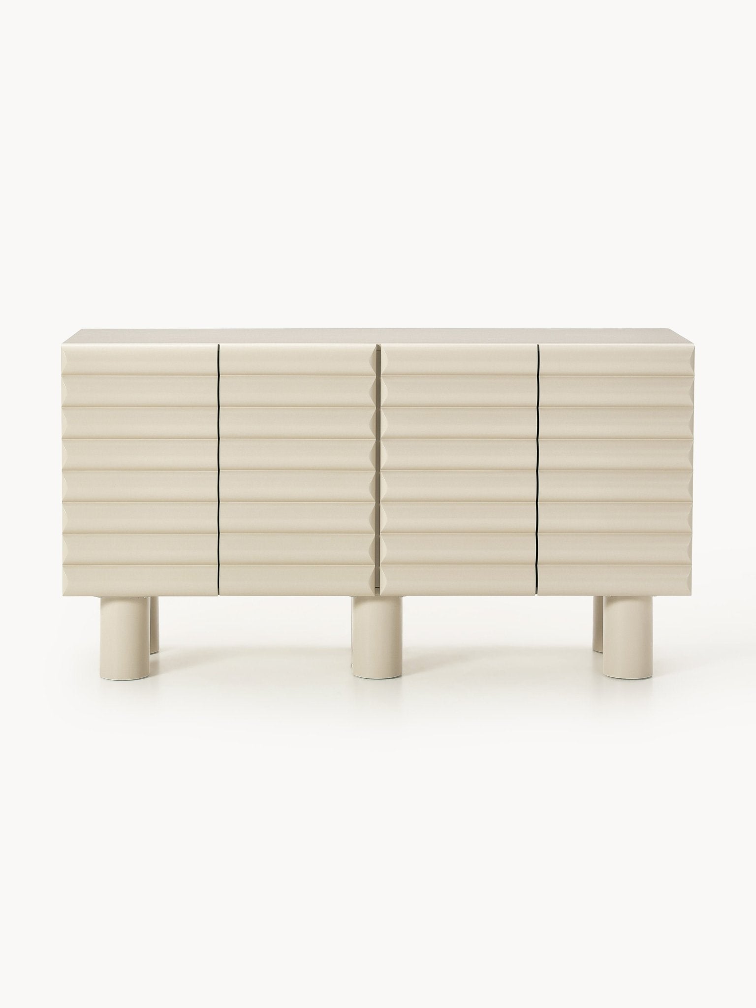Fana Konsol 150 Cm Modern Tasarım Bej Mdf