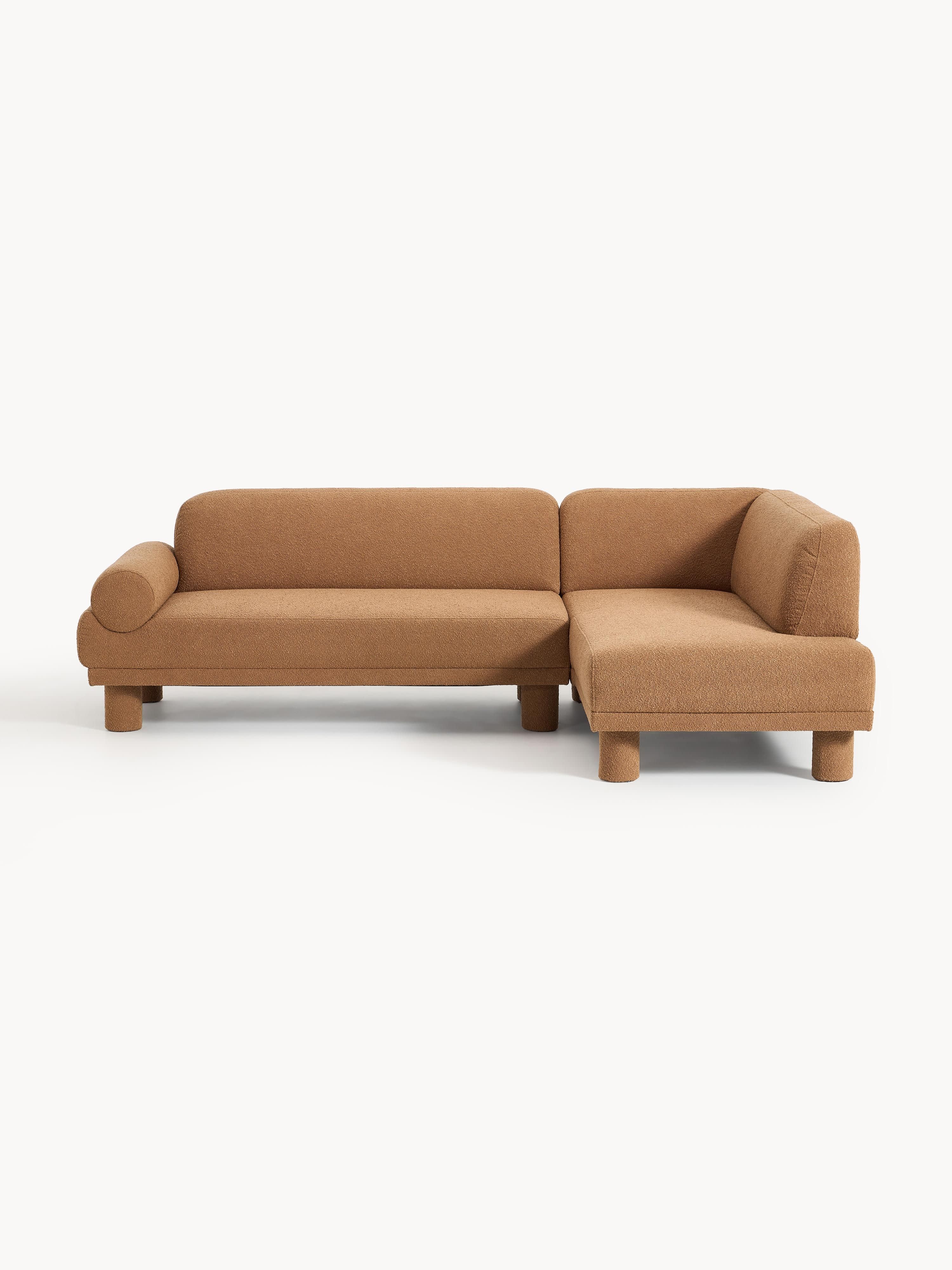 Lilo Modern Tasarım Bouclé Kumaş Köşe Koltuk
