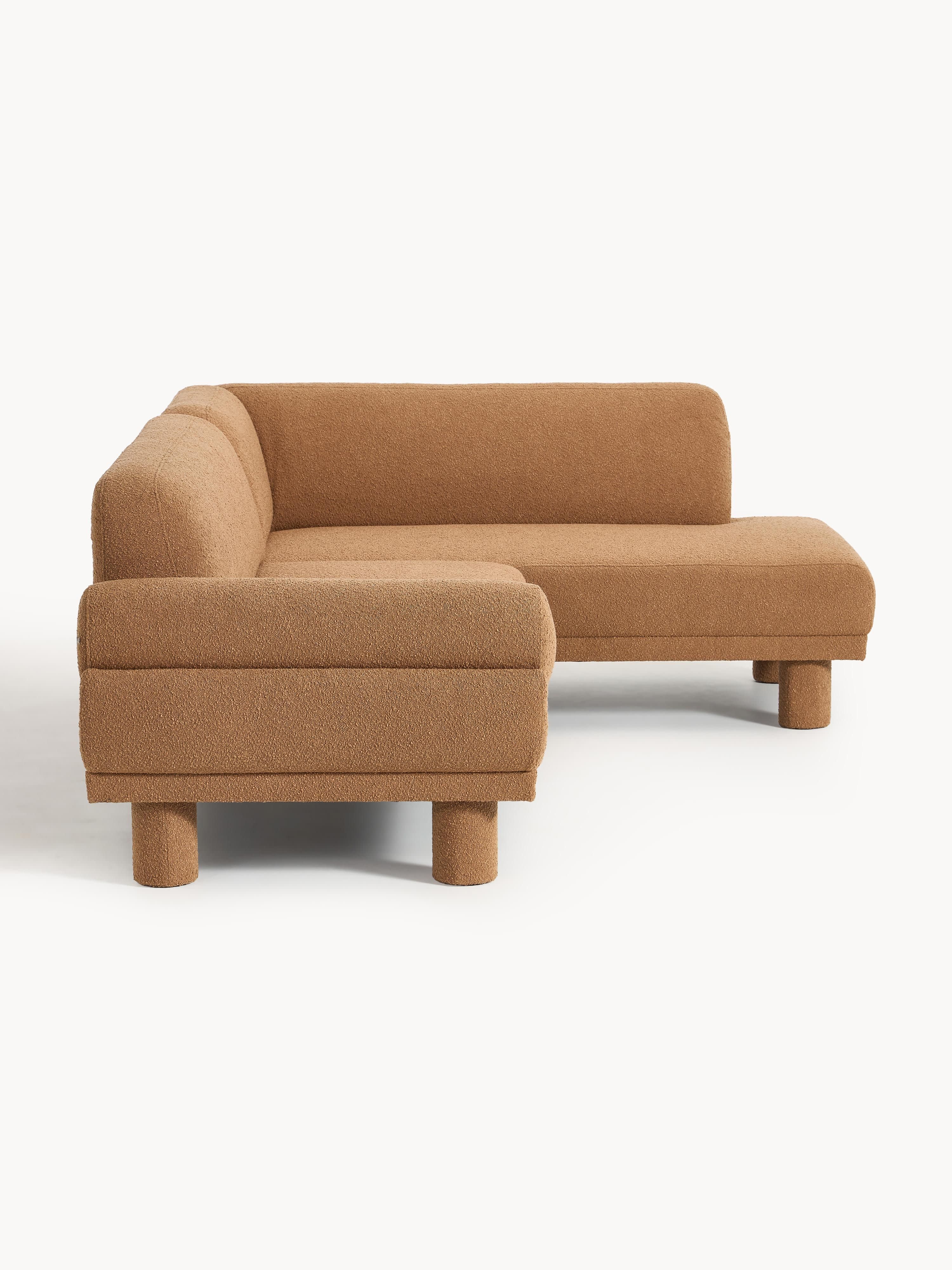 Lilo Modern Tasarım Bouclé Kumaş Köşe Koltuk