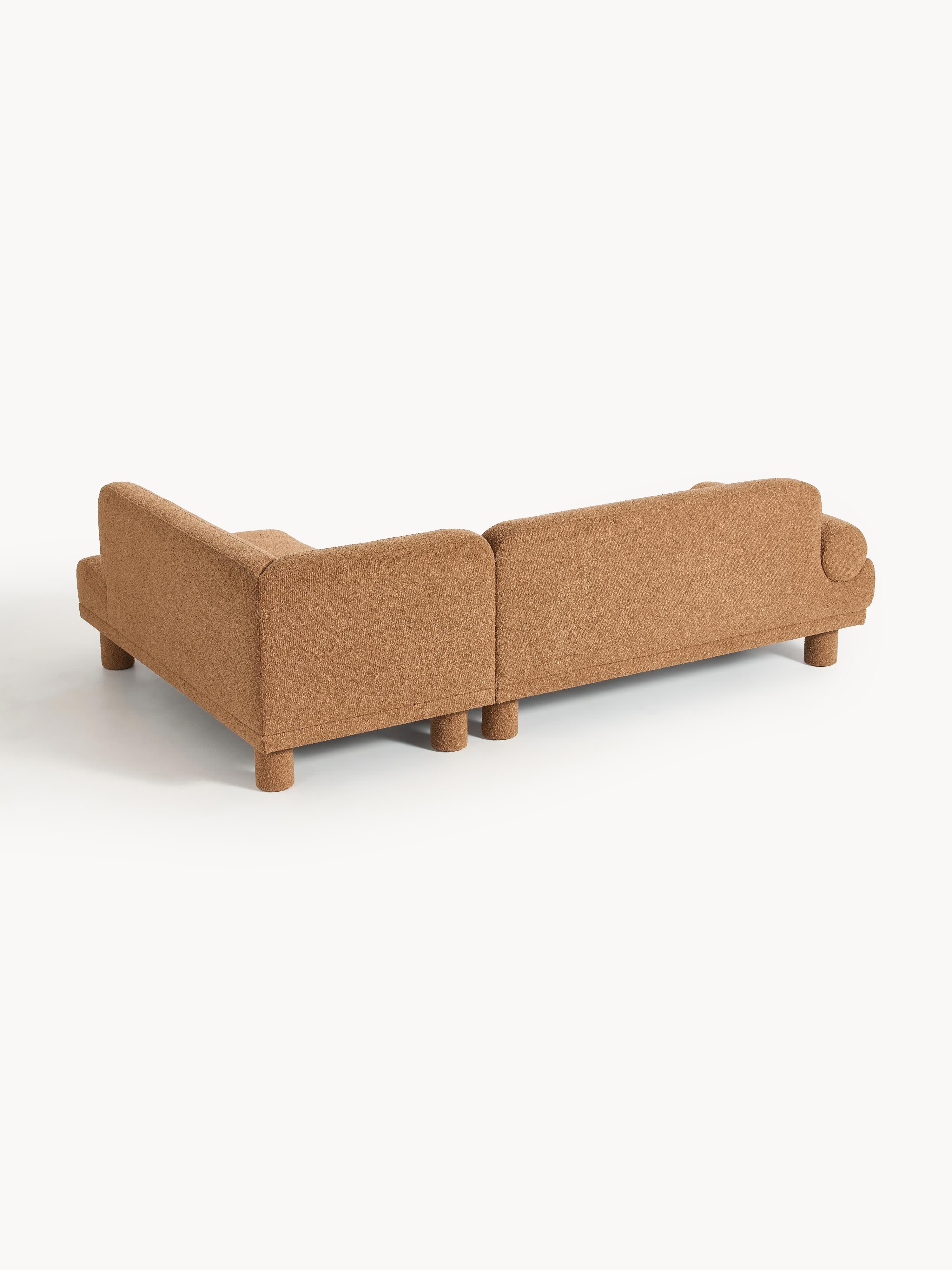 Lilo Modern Tasarım Bouclé Kumaş Köşe Koltuk