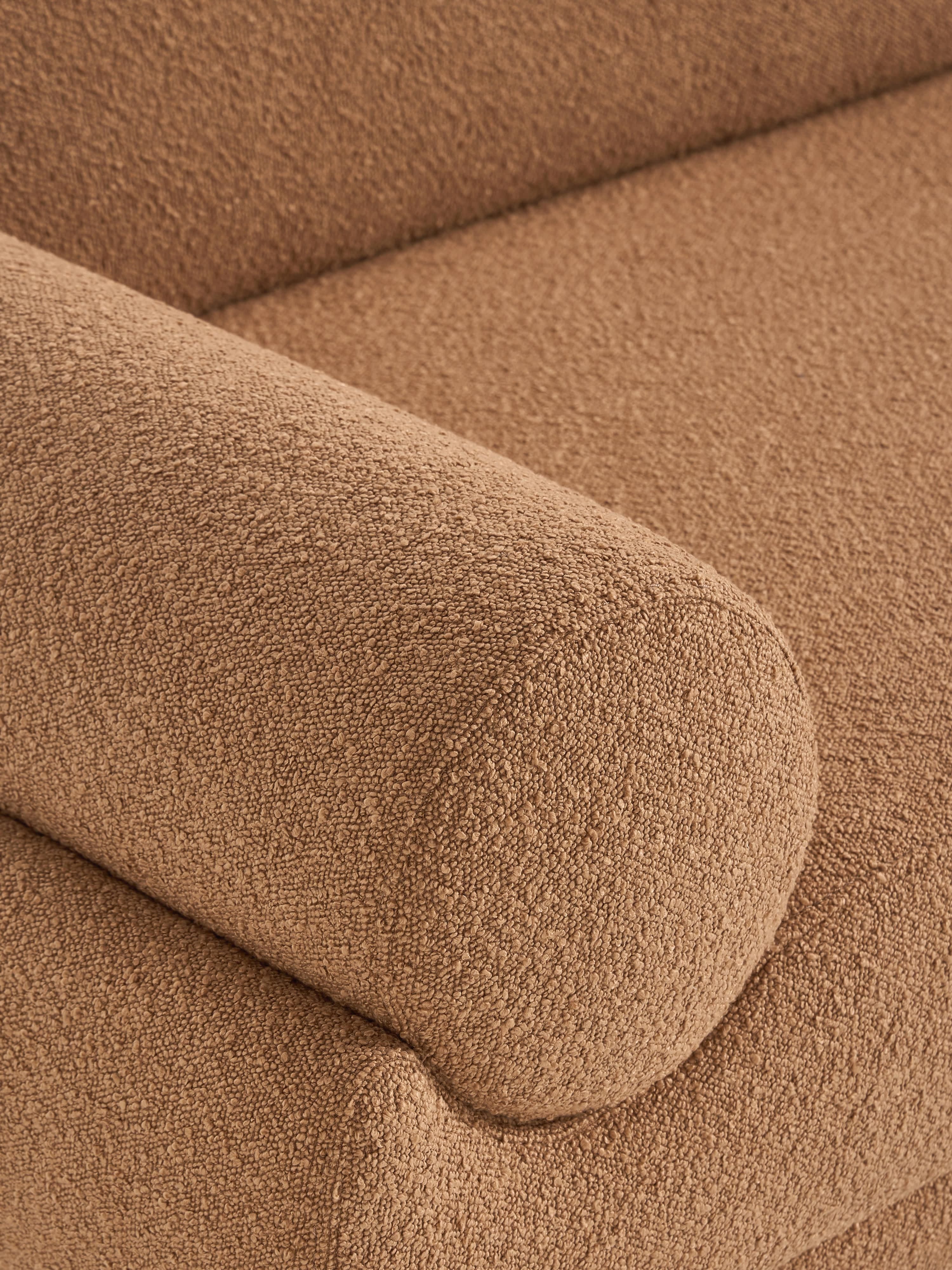 Lilo Modern Tasarım Bouclé Kumaş Köşe Koltuk