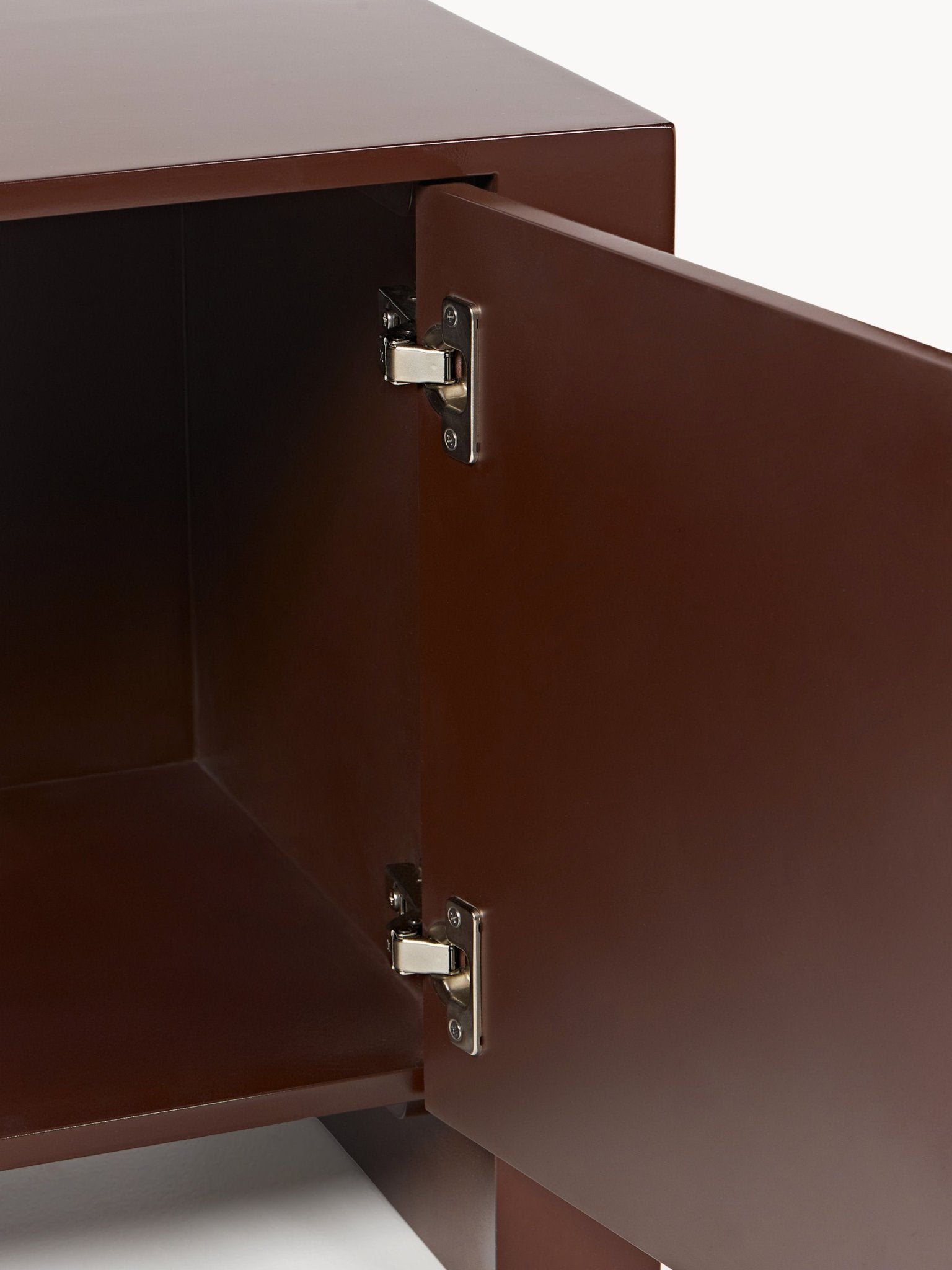 Liv Minimalist Tv Ünitesi - Şık Parlak Koyu Kahverengi 170 Cm Ile Modern Yaşam Alanları