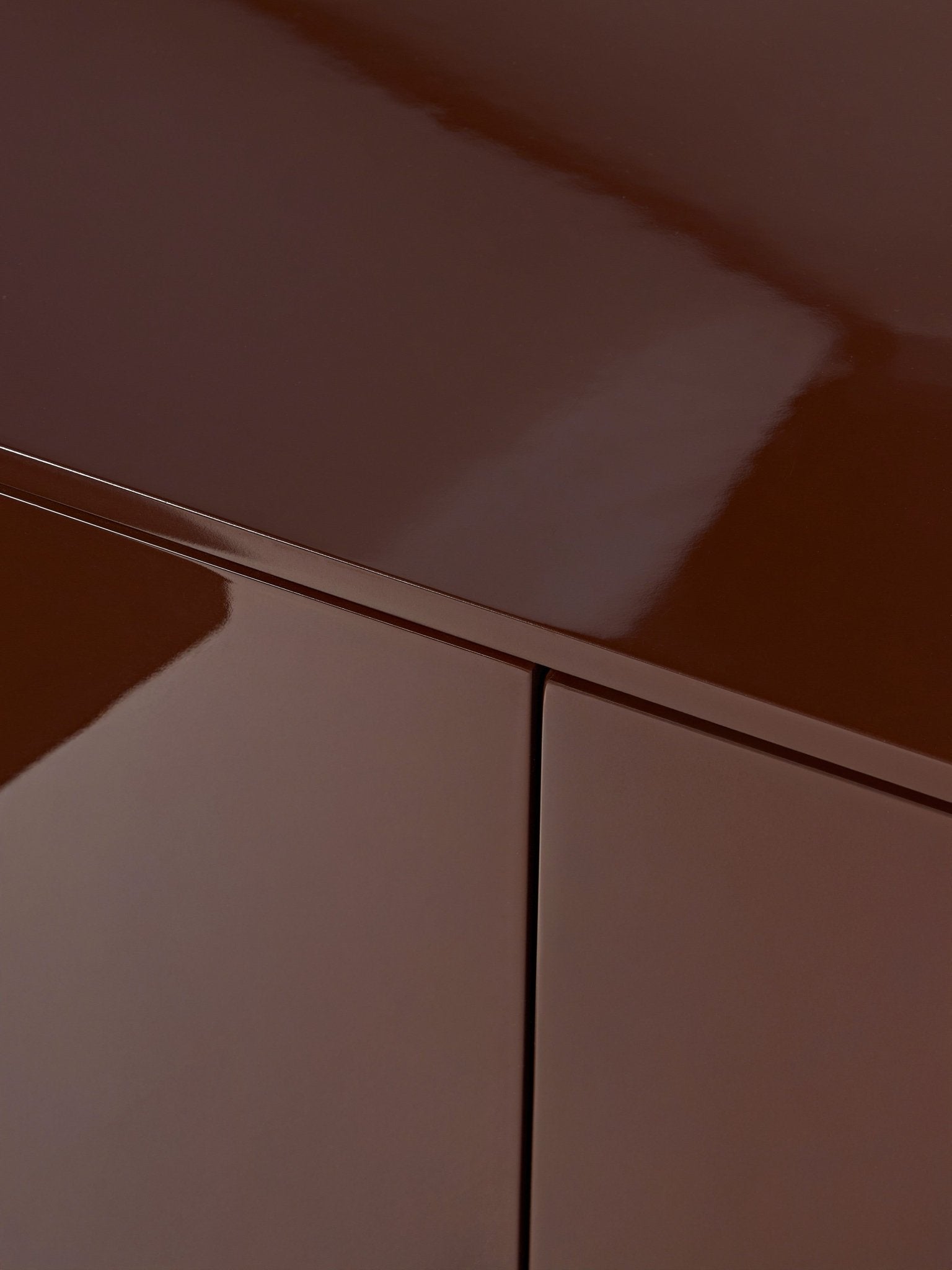 Liv Minimalist Tv Ünitesi - Şık Parlak Koyu Kahverengi 170 Cm Ile Modern Yaşam Alanları