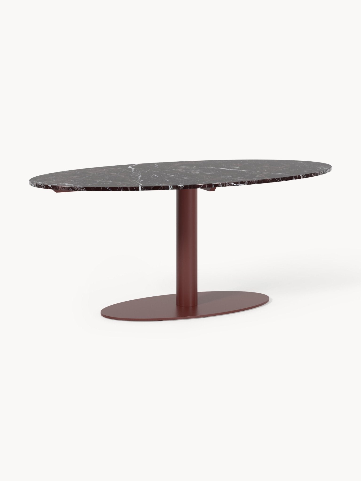Miley Oval Mermer Yemek Masası 180 X 90 Cm