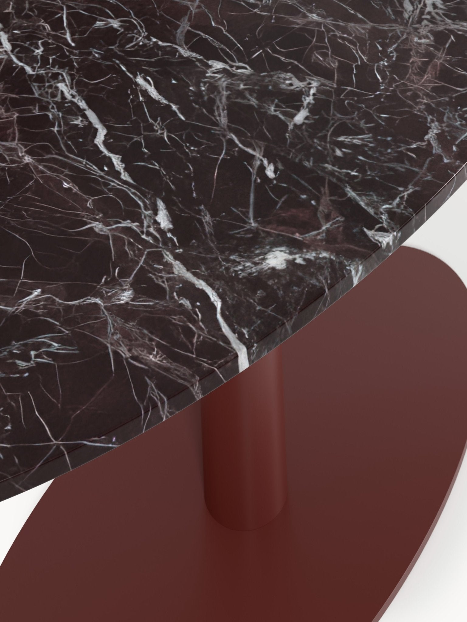 Miley Oval Mermer Yemek Masası 180 X 90 Cm