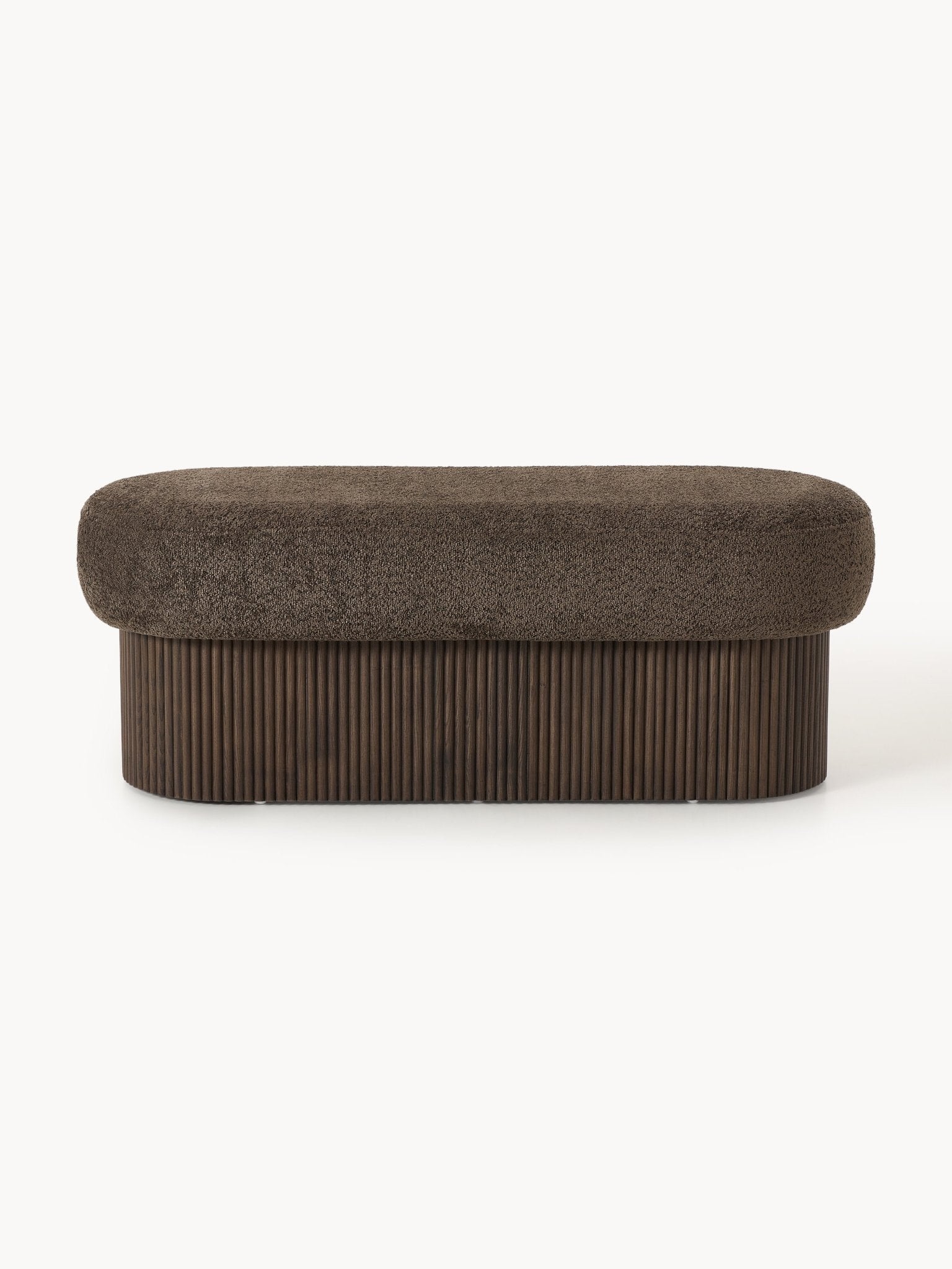 Nala Depolama Alanlı Modern Kumaş Kaplı Bench
