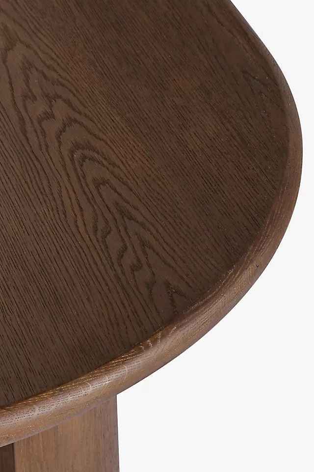 Oval Meşe Yemek Masası