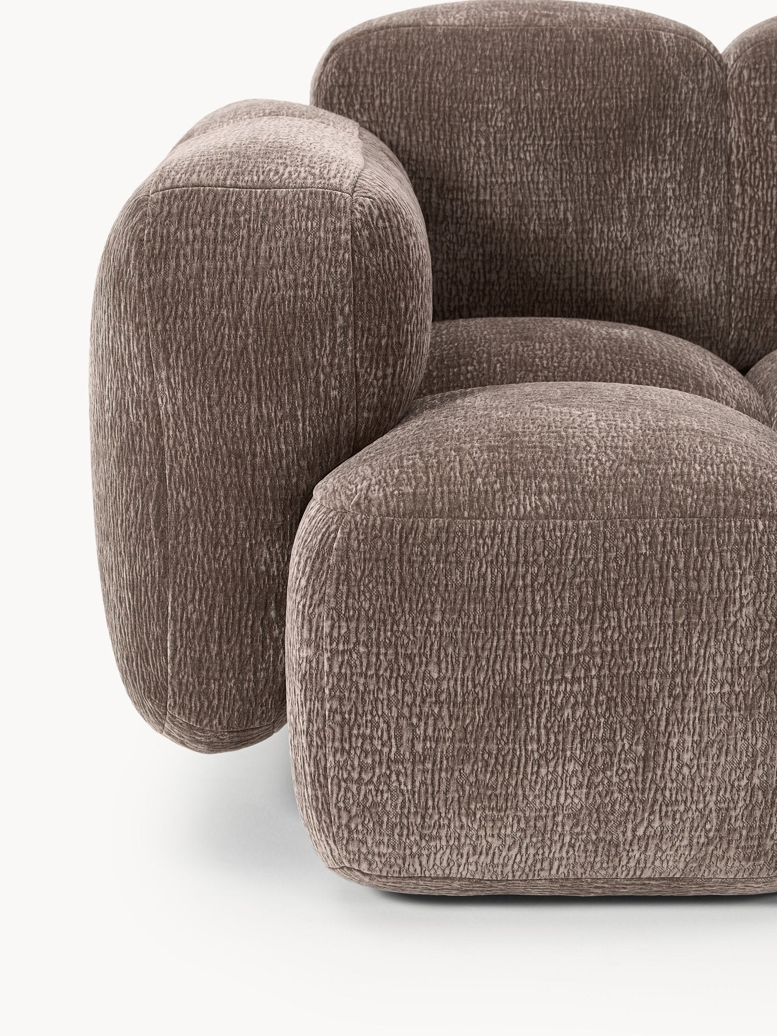 Tayla Modüler 3 Kişilik Kanepe Modern Tasarım Taupe