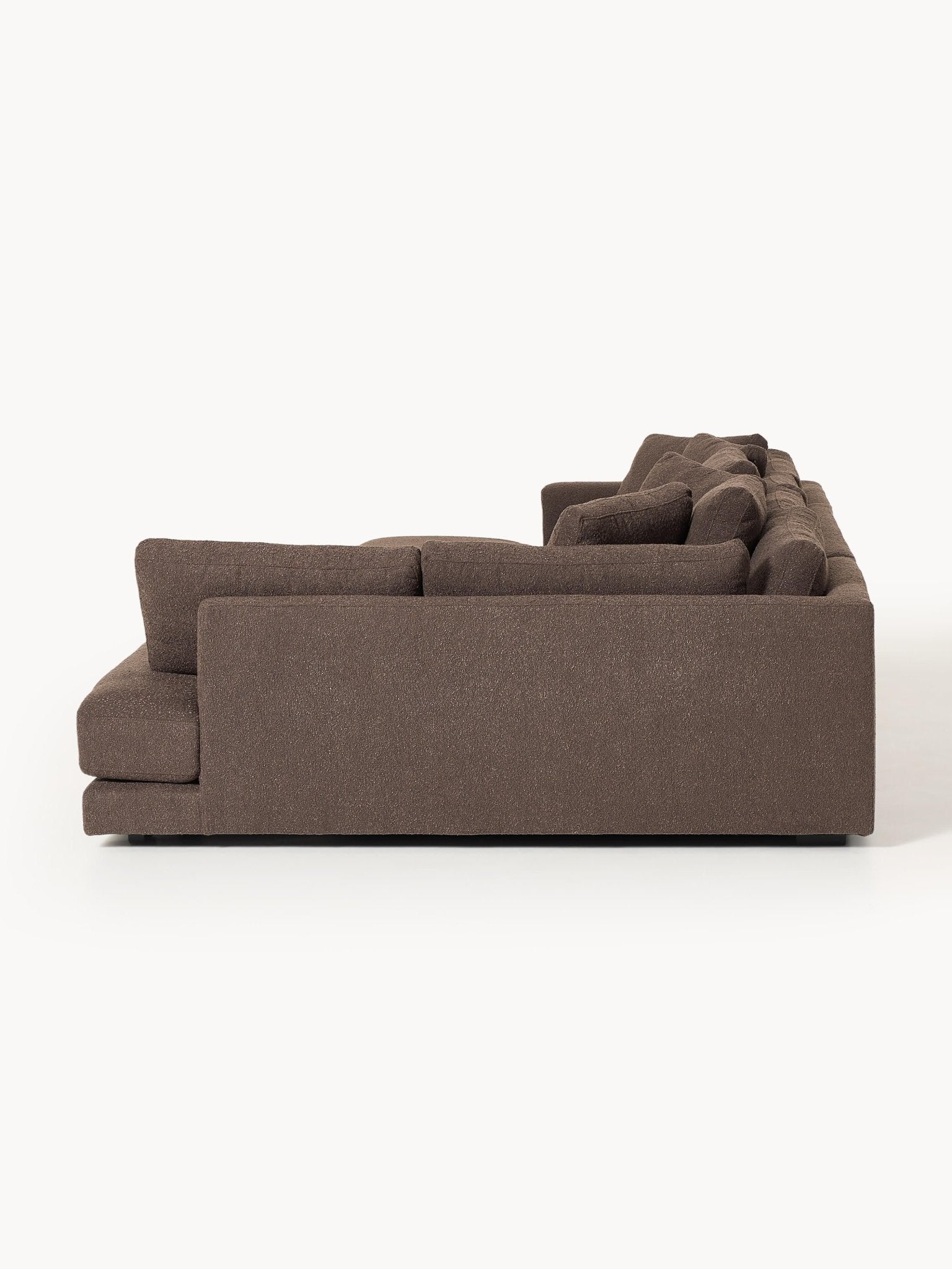 Tribeca Bouclé U-Tipi Koltuk 356Cm Modern Lüks Salon Mobilyası