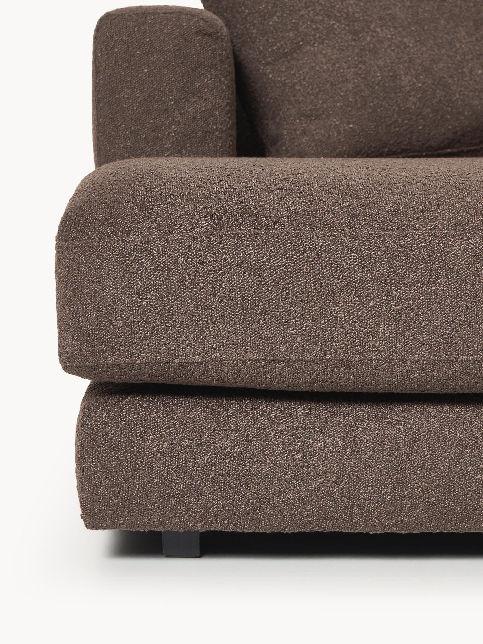 Tribeca Bouclé U-Tipi Koltuk 356Cm Modern Lüks Salon Mobilyası