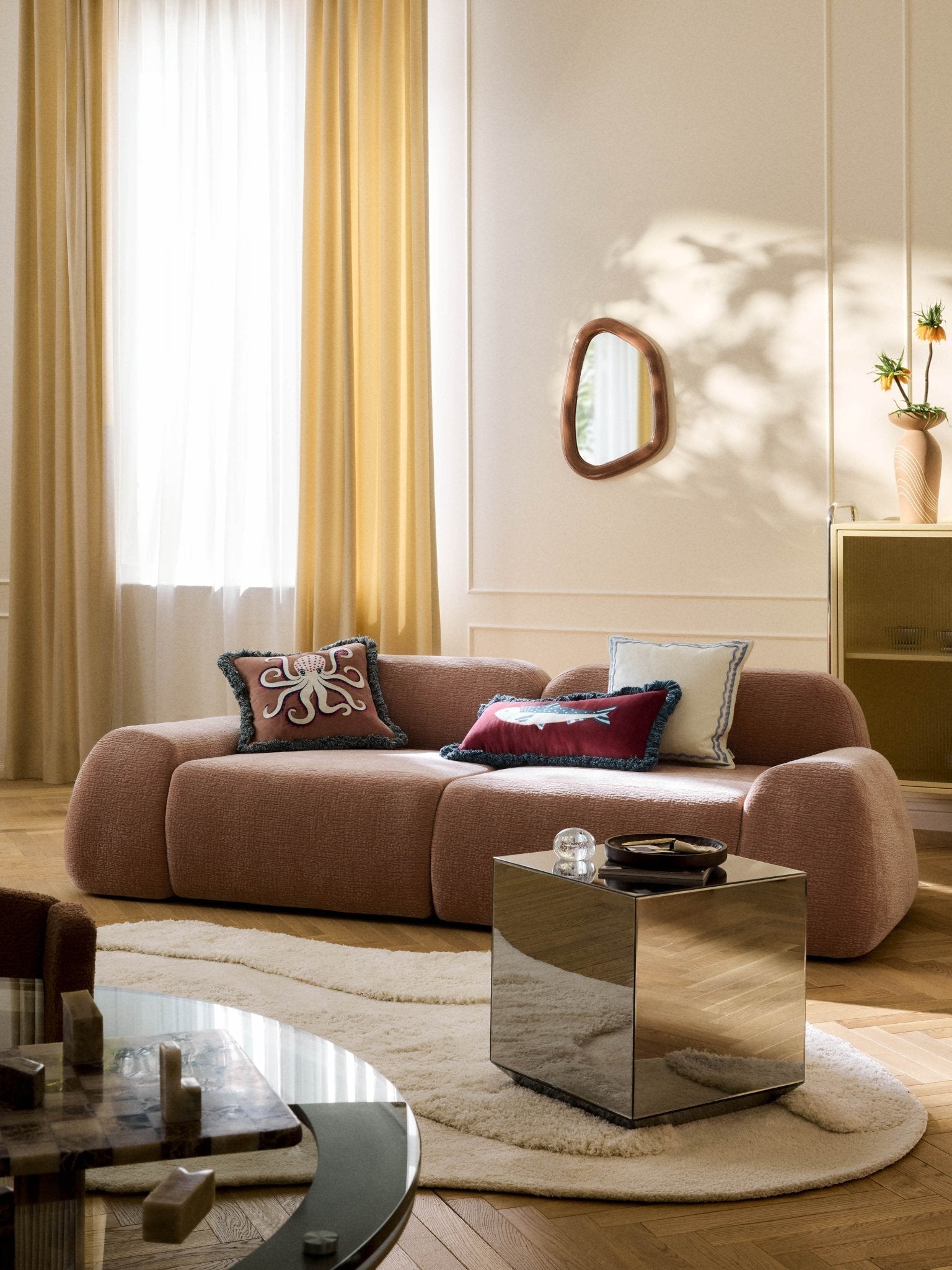Wolke Modüler 3 Kişilik Kanepe - Modern Lüks Tasarım