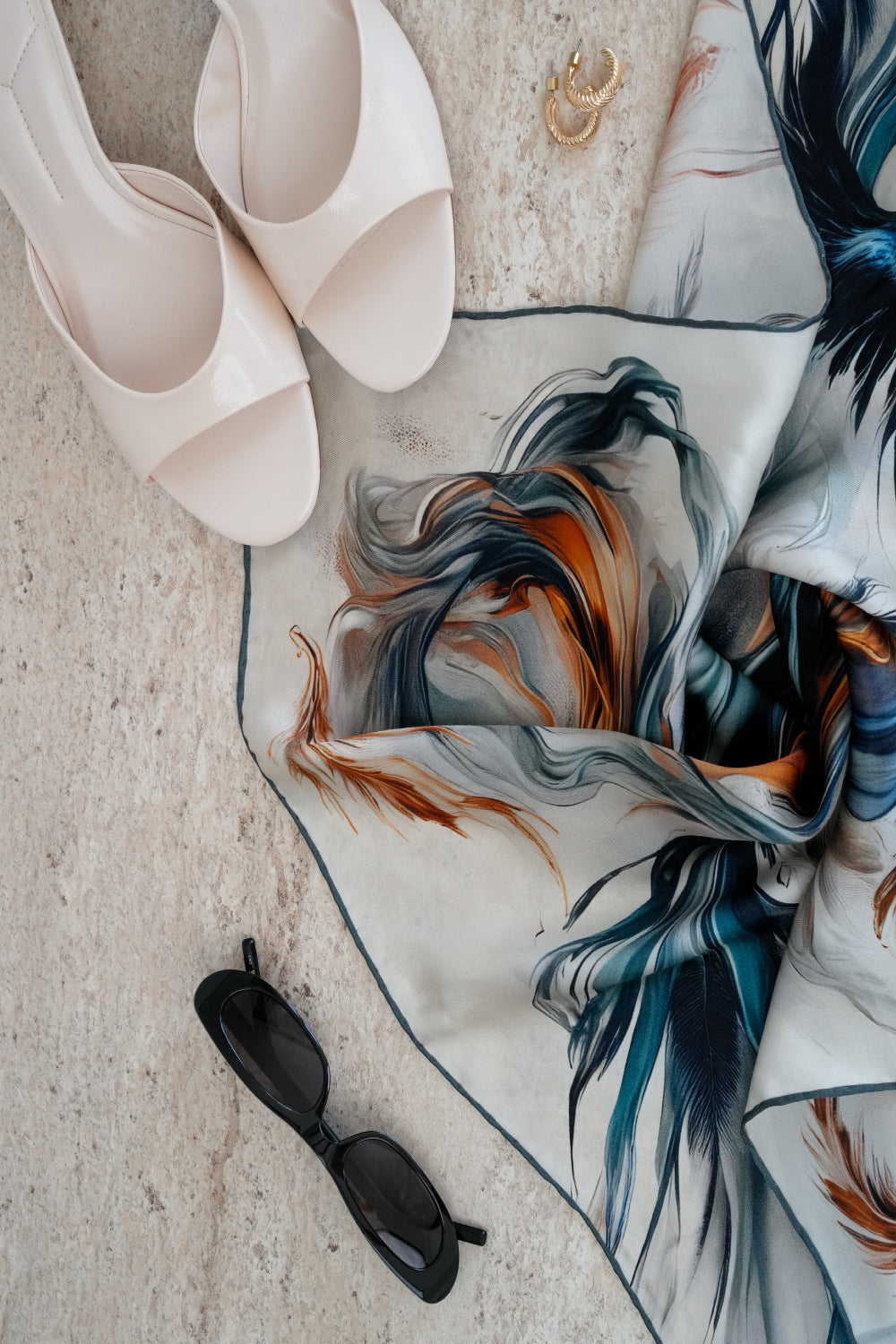 Rise Of Phoenix %100 İpek Fular - 3