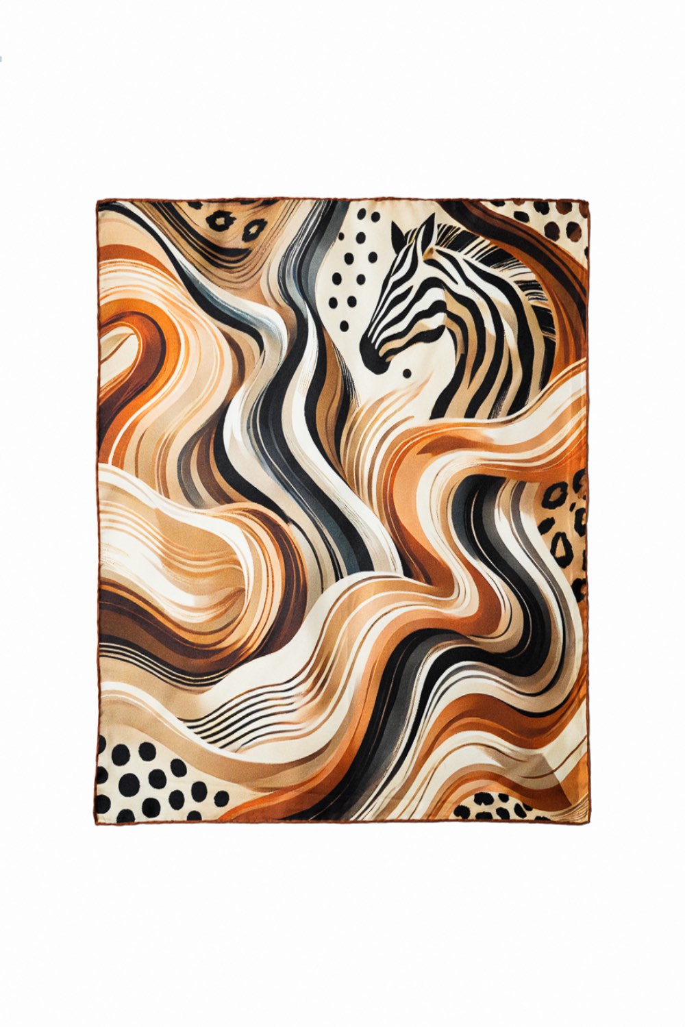 Wild Duality %100 İpek Fular - 1