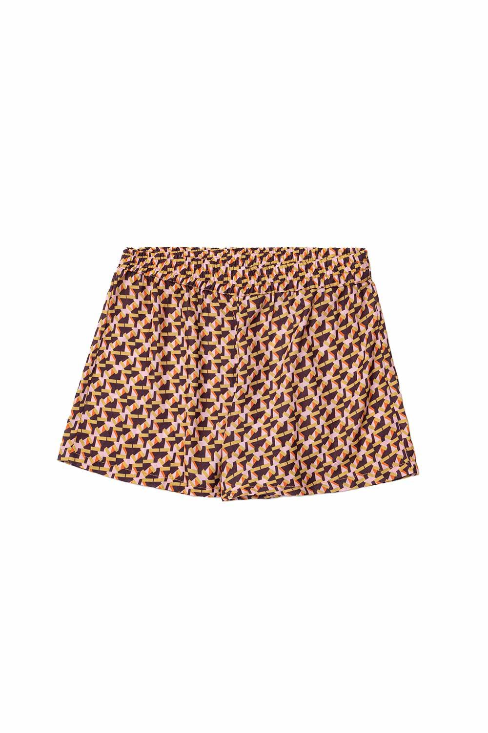 Ventotto Store-Bacio Shorts Pattern - 2-Şort-1-Milagron.com