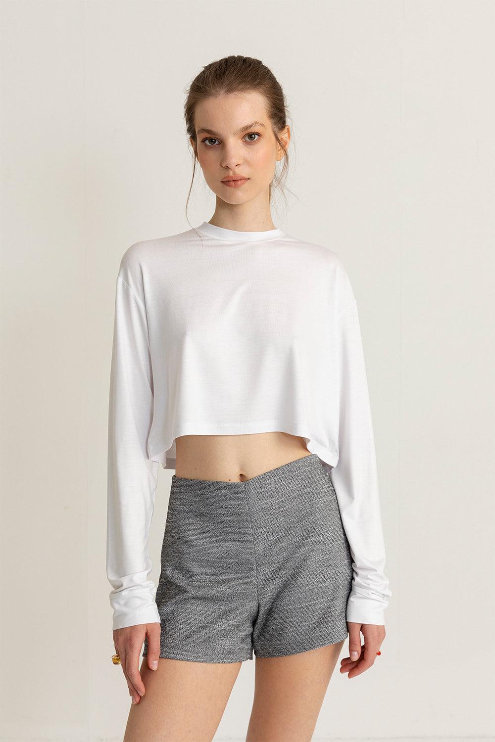 Ventotto Store-Uzun Kollu T-shirt-T-Shirts-3-Milagron.com