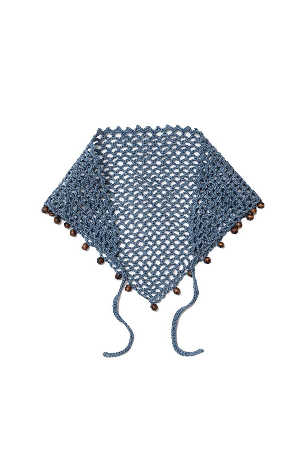 Ventotto Store-Ventotto Bandana in Blue-Saç Aksesuarı-2-Milagron.com