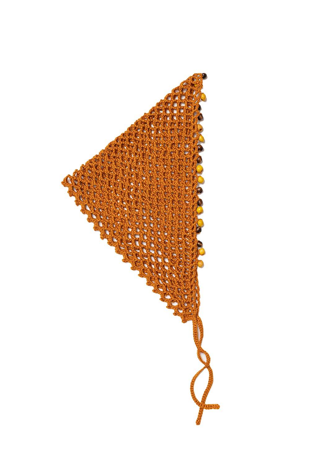 Ventotto Store-Ventotto Bandana in Orange-Saç Aksesuarı-1-Milagron.com