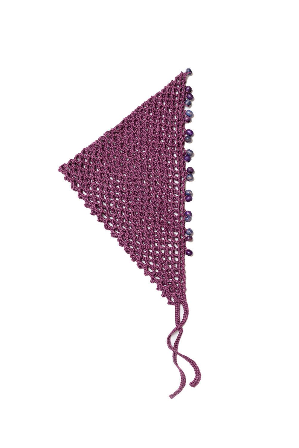 Ventotto Store-Ventotto Bandana in Purple-Saç Aksesuarı-1-Milagron.com