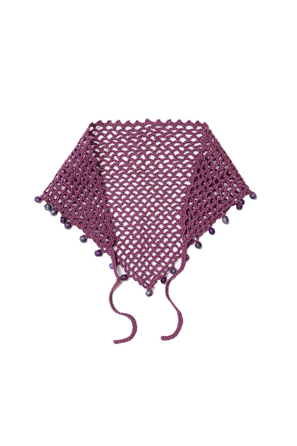 Ventotto Store-Ventotto Bandana in Purple-Saç Aksesuarı-2-Milagron.com