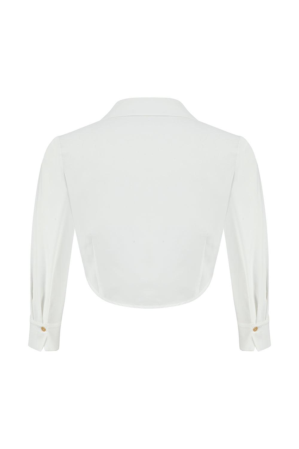 Veryself-Blair Crop Shirt-Gömlek-2-Milagron.com