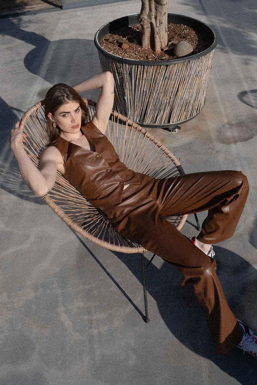 Veryself-Indiana Pants-Deri Pantolon-4-Milagron.com