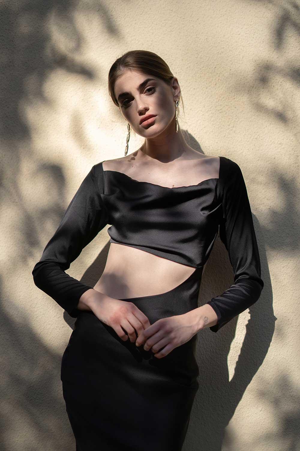 Veryself-Onyx Cut-out Dress-Elbise-3-Milagron.com