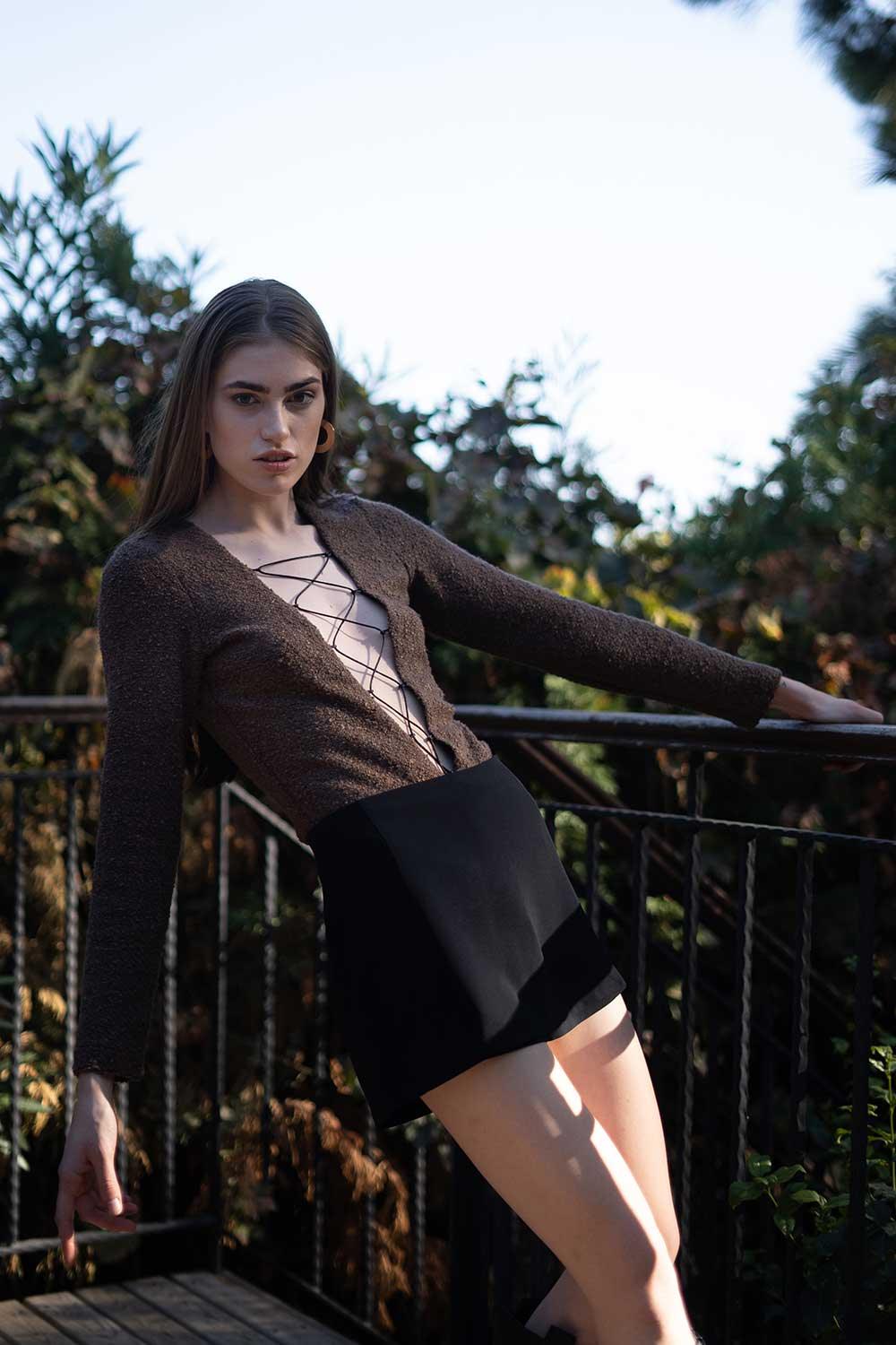 Veryself-Tuscan Bodysuit - Kahverengi-Top-5-Milagron.com