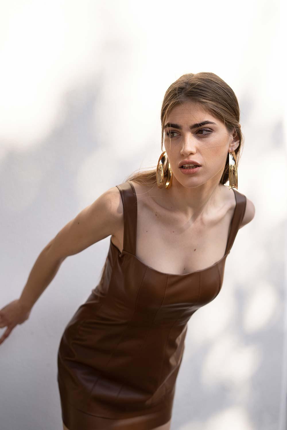 Veryself-Western Fitted Dress-Elbise-2-Milagron.com